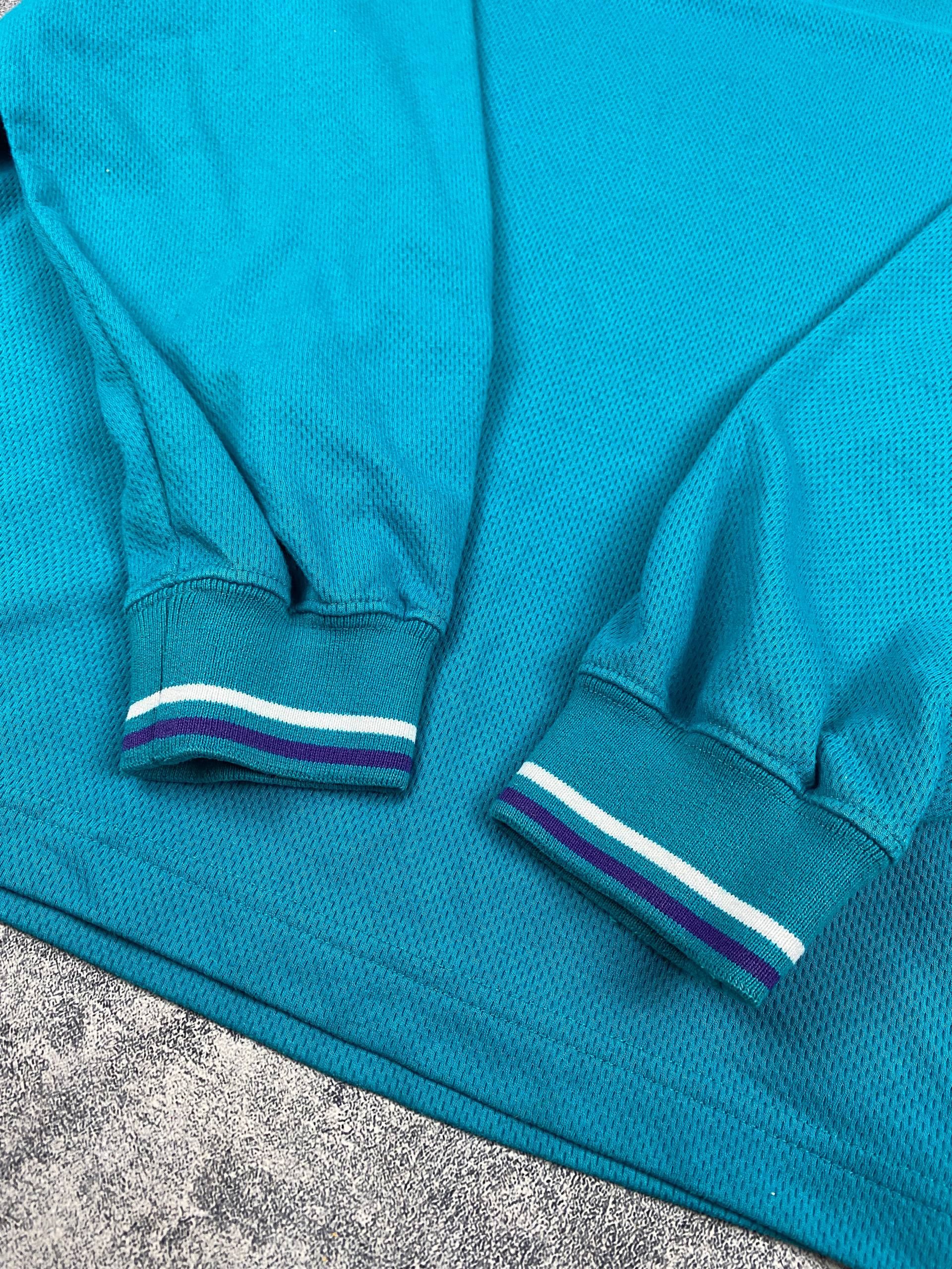Lee Vintage 90s Charlotte Hornets NBA basketball sweatshirt Size US L / EU 52-54 / 3 - 6 Thumbnail