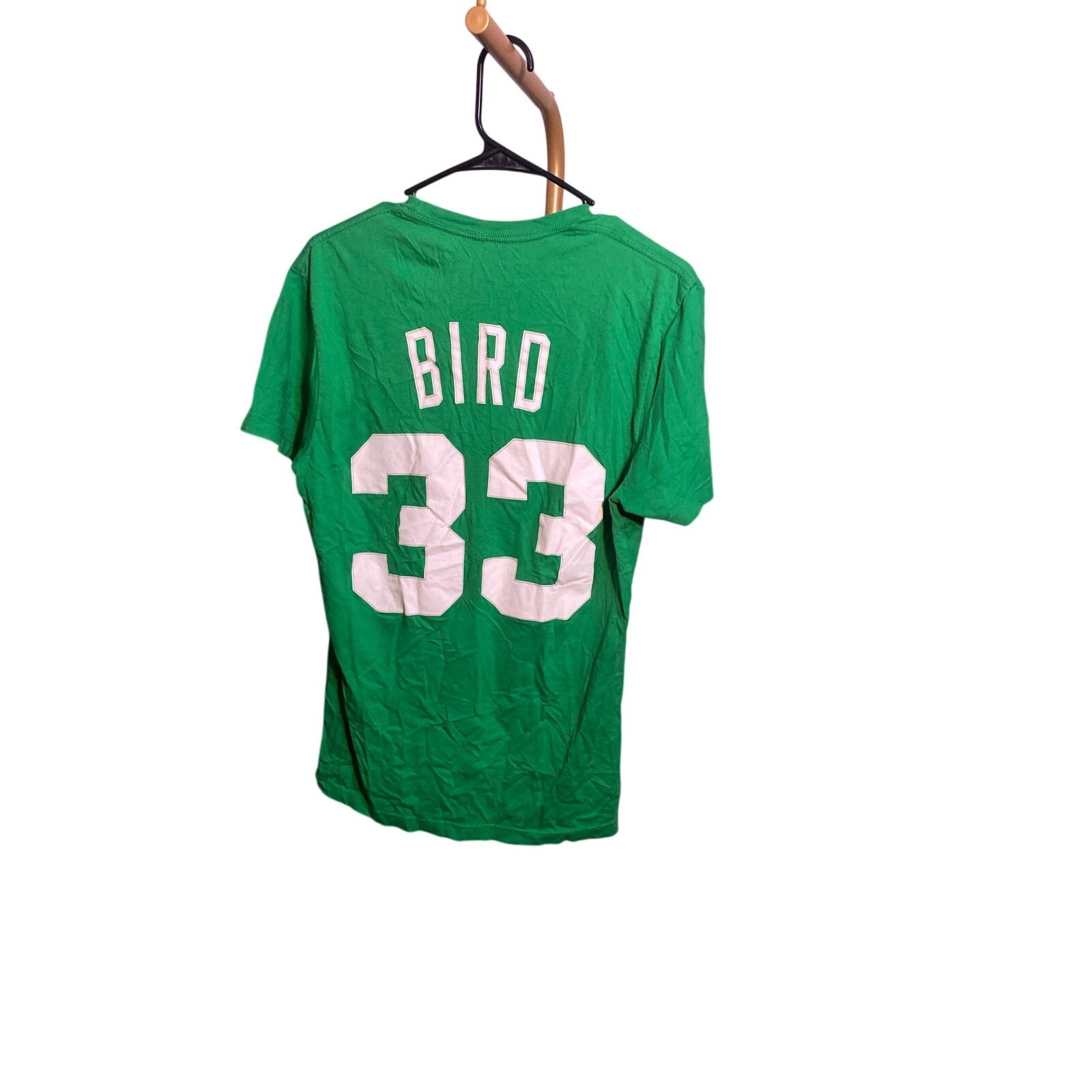 Mitchell & Ness Green 'Bird 33' Graphic Tee Size US S / EU 44-46 / 1 - 2 Thumbnail