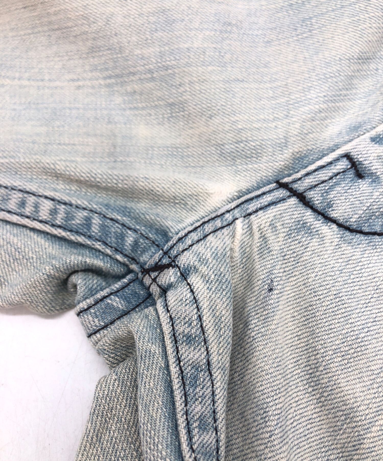 Number (N)ine NUMBER (N)INE Mud-finished Straight Denim Pants 3 x 30 Size US 31 - 10 Thumbnail