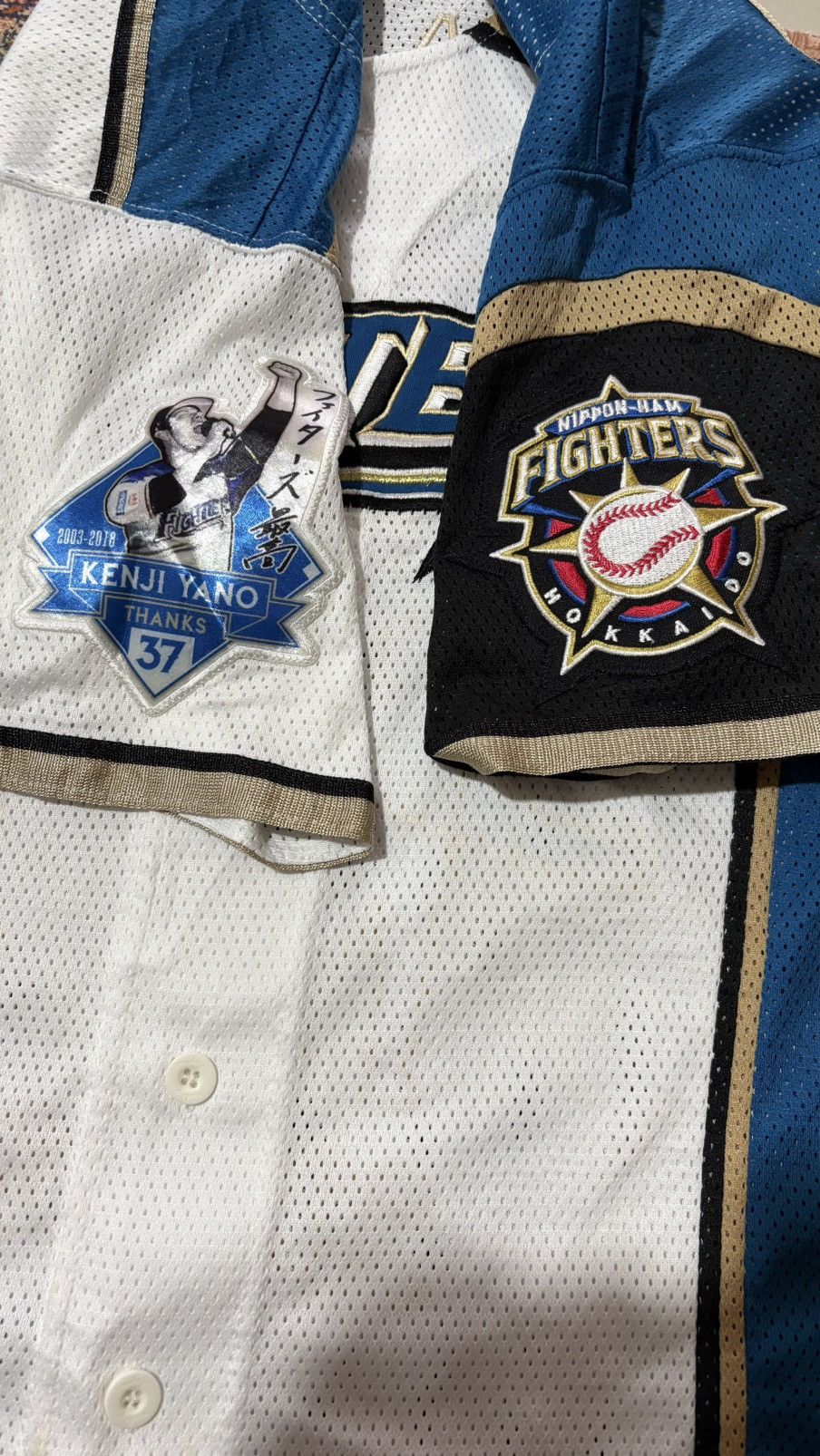 Japanese Brand Hokkaido Nippon Ham Fighters Japan Baseball Jersey #37 Yano Size US S / EU 44-46 / 1 - 5 Thumbnail