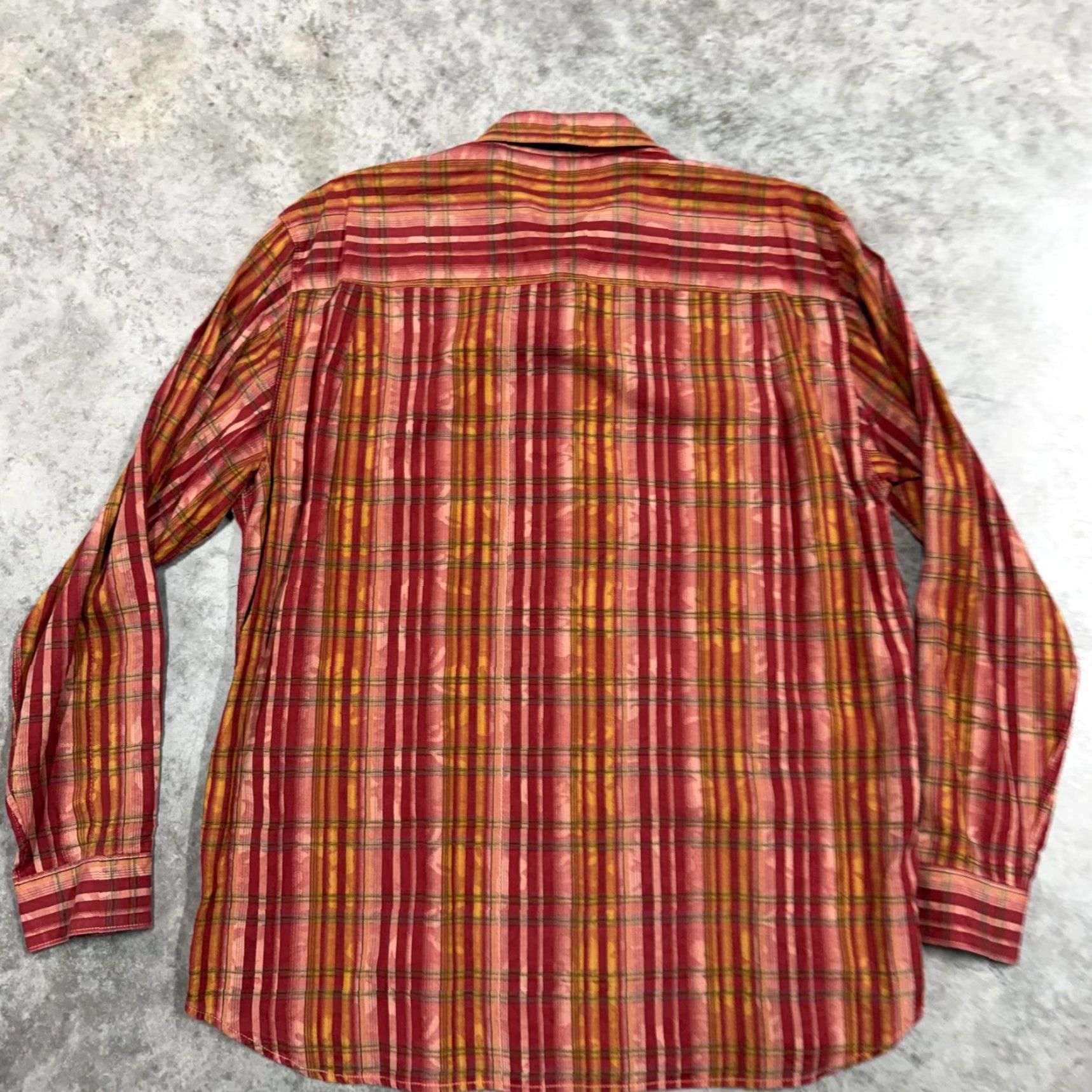 Tommy Bahama Tommy Bahama Shirt Mens XL Red Plaid Button-Up Long Sleeve Casual Lightweight Size US XL / EU 56 / 4 - 3 Thumbnail