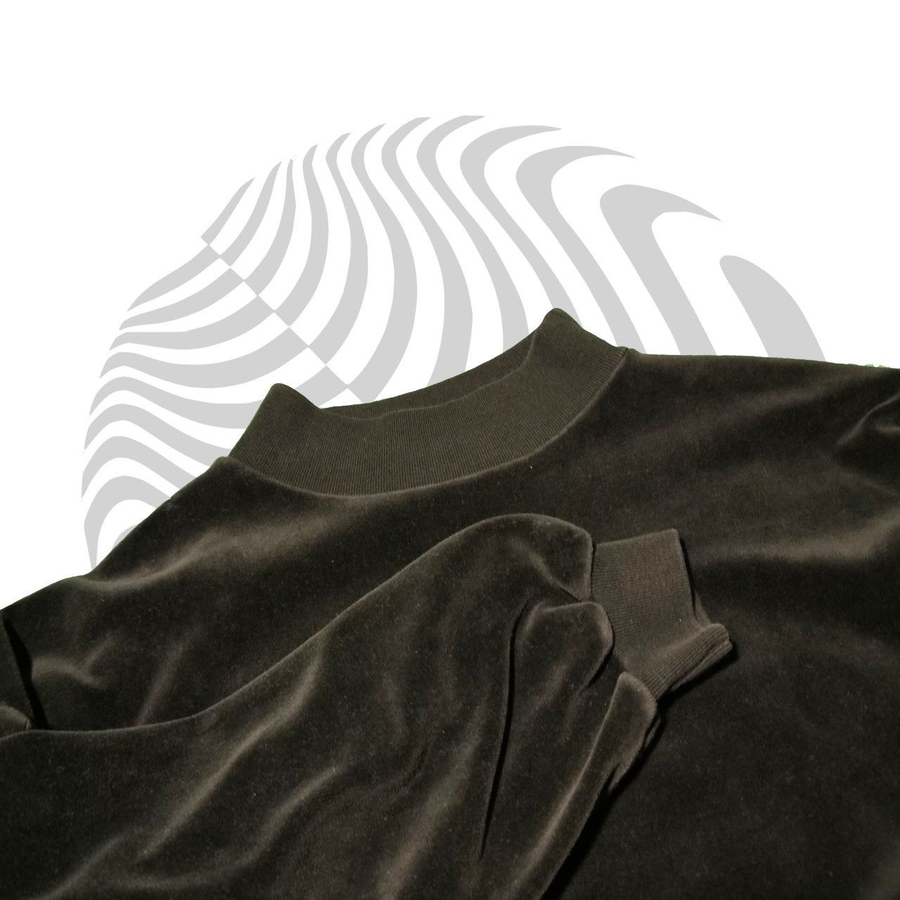 Vintage Black Velour Turtle Neck Size US M / EU 48-50 / 2 - 1 Thumbnail