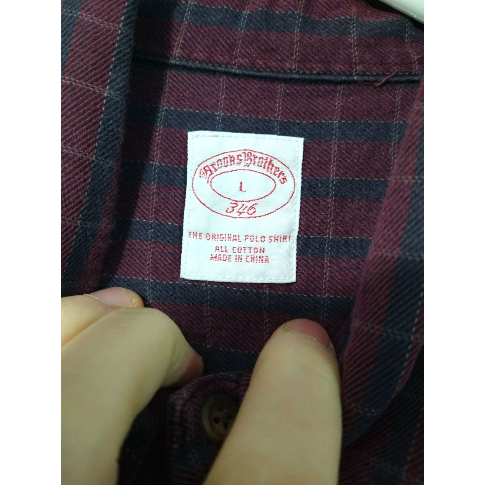 Brooks Brothers Brooks Brothers Shirt Mens Large Red Plaid Flannel Long Sleeve Button Down 346 Casual Workwear Classic 50 in Chest Pockets Cotton Button-Up 346 New? Size US L / EU 52-54 / 3 - 7 Thumbnail