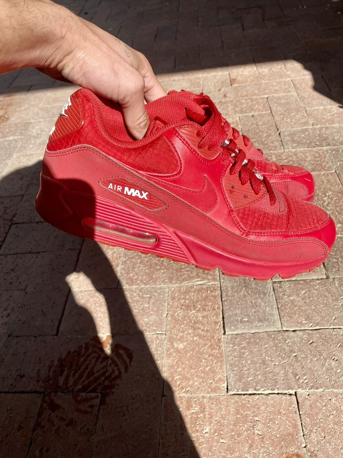 Nike Red Air max 90s Size US 11 / EU 44 - 2 Thumbnail