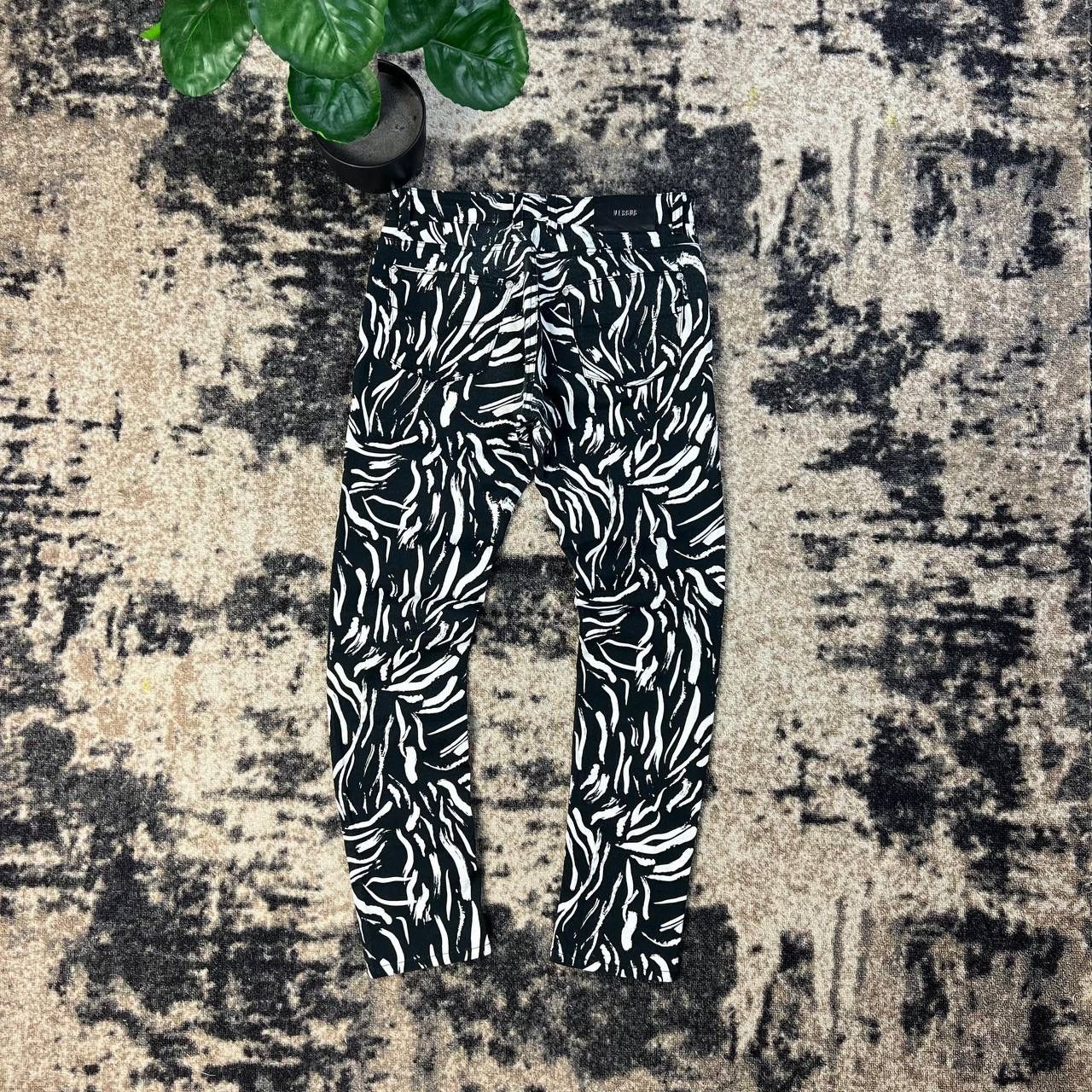 Versus Versace Versace Versus Luxury Y2K Zebra Colors Chino Pants Size 31" - 1 Thumbnail