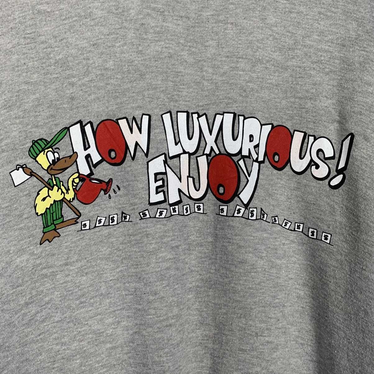 Japanese Brand How Luxurious Enjoy Crewneck Sweatshirt Size US L / EU 52-54 / 3 - 10 Thumbnail