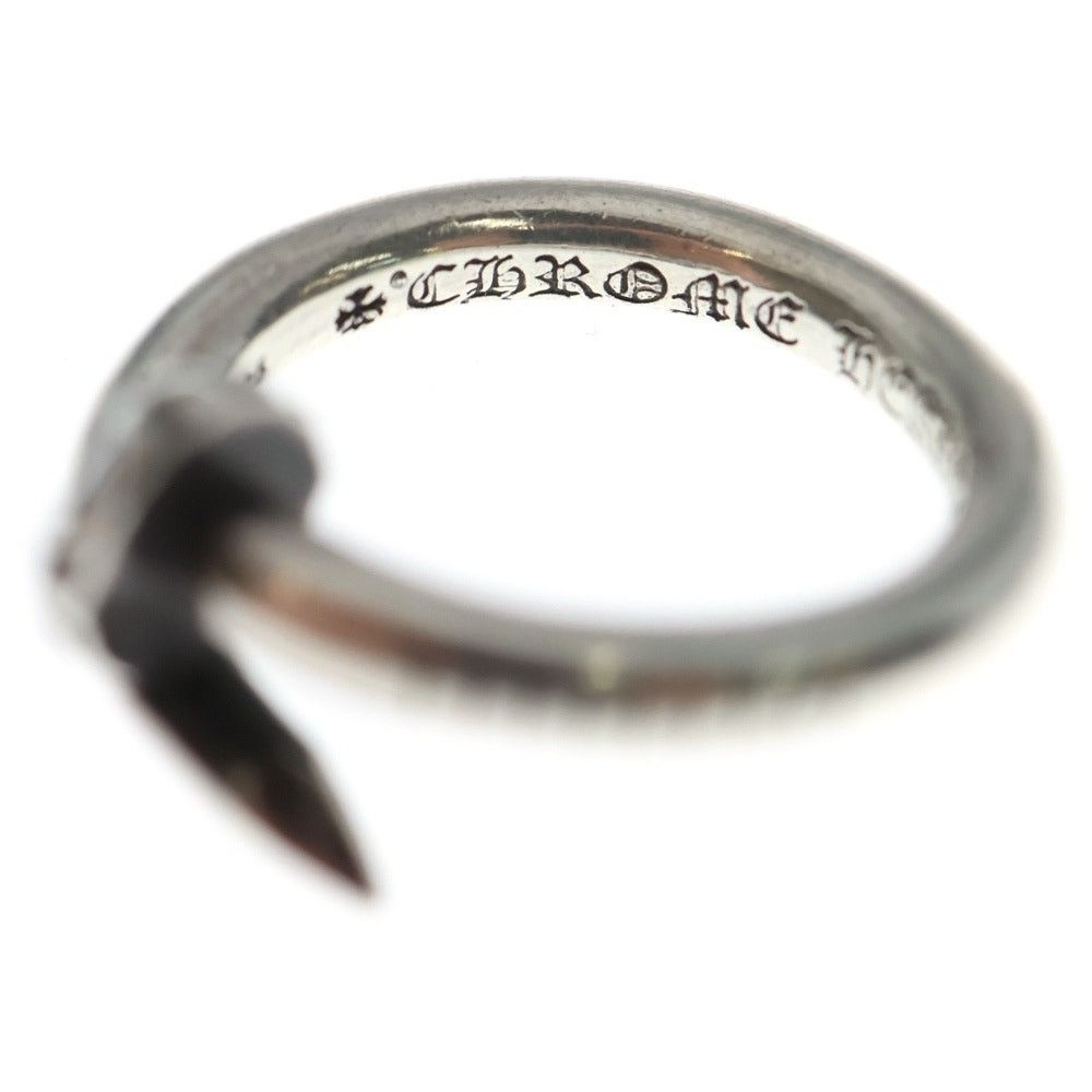 CHROME HEARTS Nail Cross Ball Ring Silver