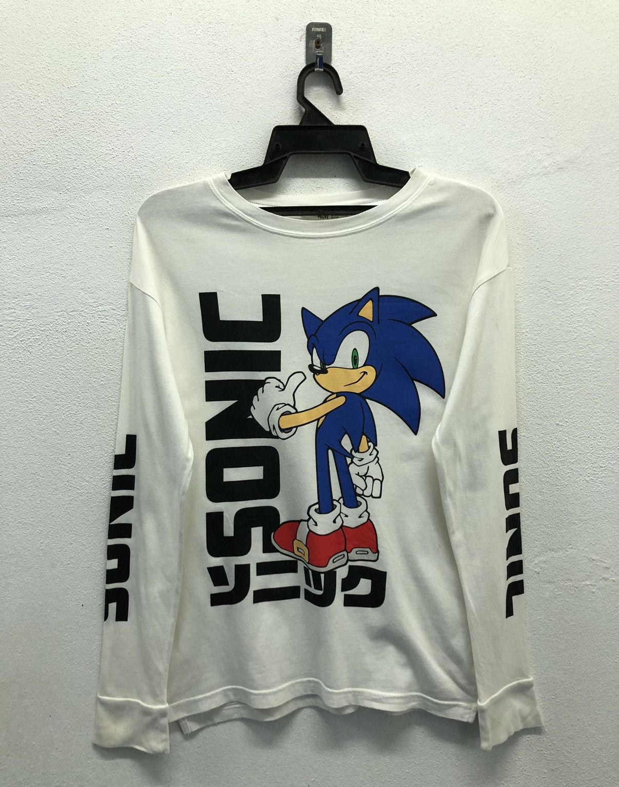 H&M H&M Sonic The Hedgehog Long Sleeve T-Shirt Size US M / EU 48-50 / 2 - 1 Thumbnail