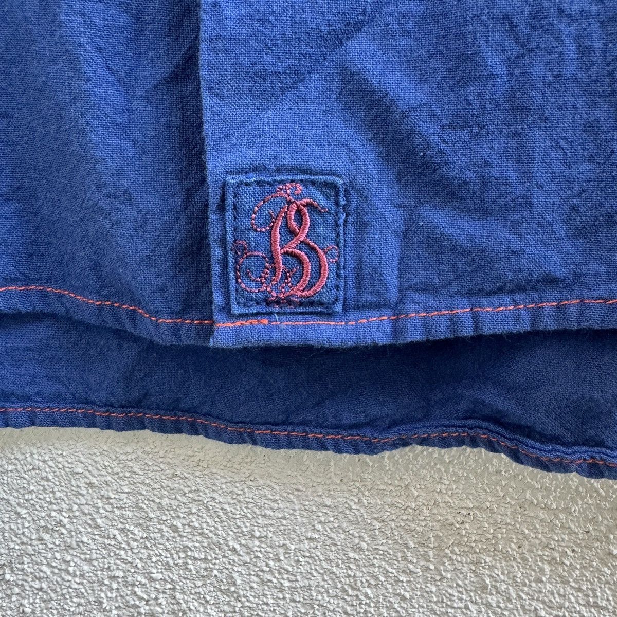 Japanese Brand Bohemians Garden Patchwork Chambray Shirt Size US S / EU 44-46 / 1 - 8 Thumbnail