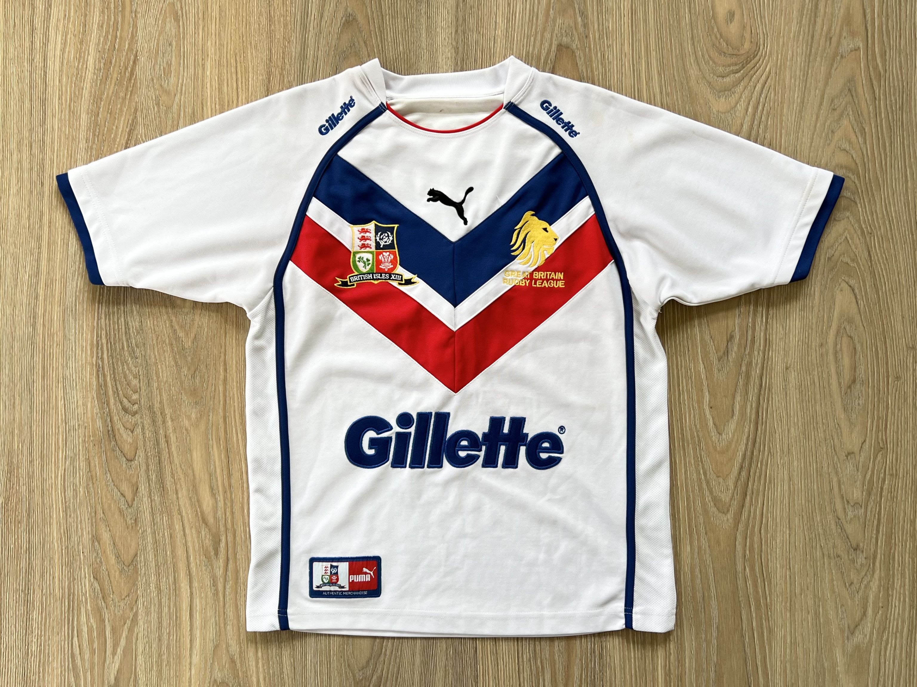 Puma Puma Great Britain Rugby League British Isles Jersey 2007 Size US L / EU 52-54 / 3 - 2 Thumbnail
