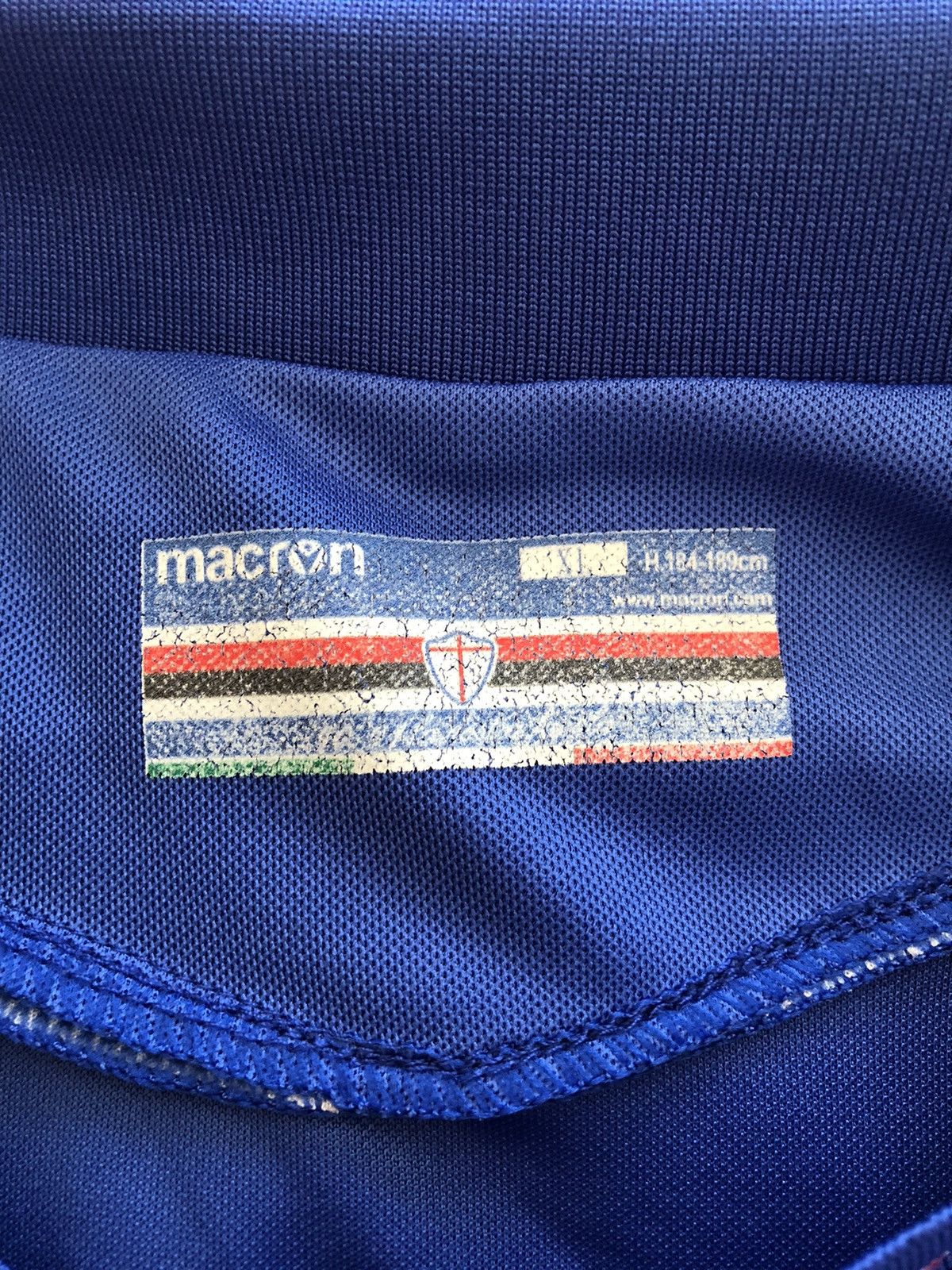 Vintage RARE SAMPDORIA UC GENOA VINTAGE FOOTBALL SOCCER JERSEY Size US L / EU 52-54 / 3 - 5 Thumbnail