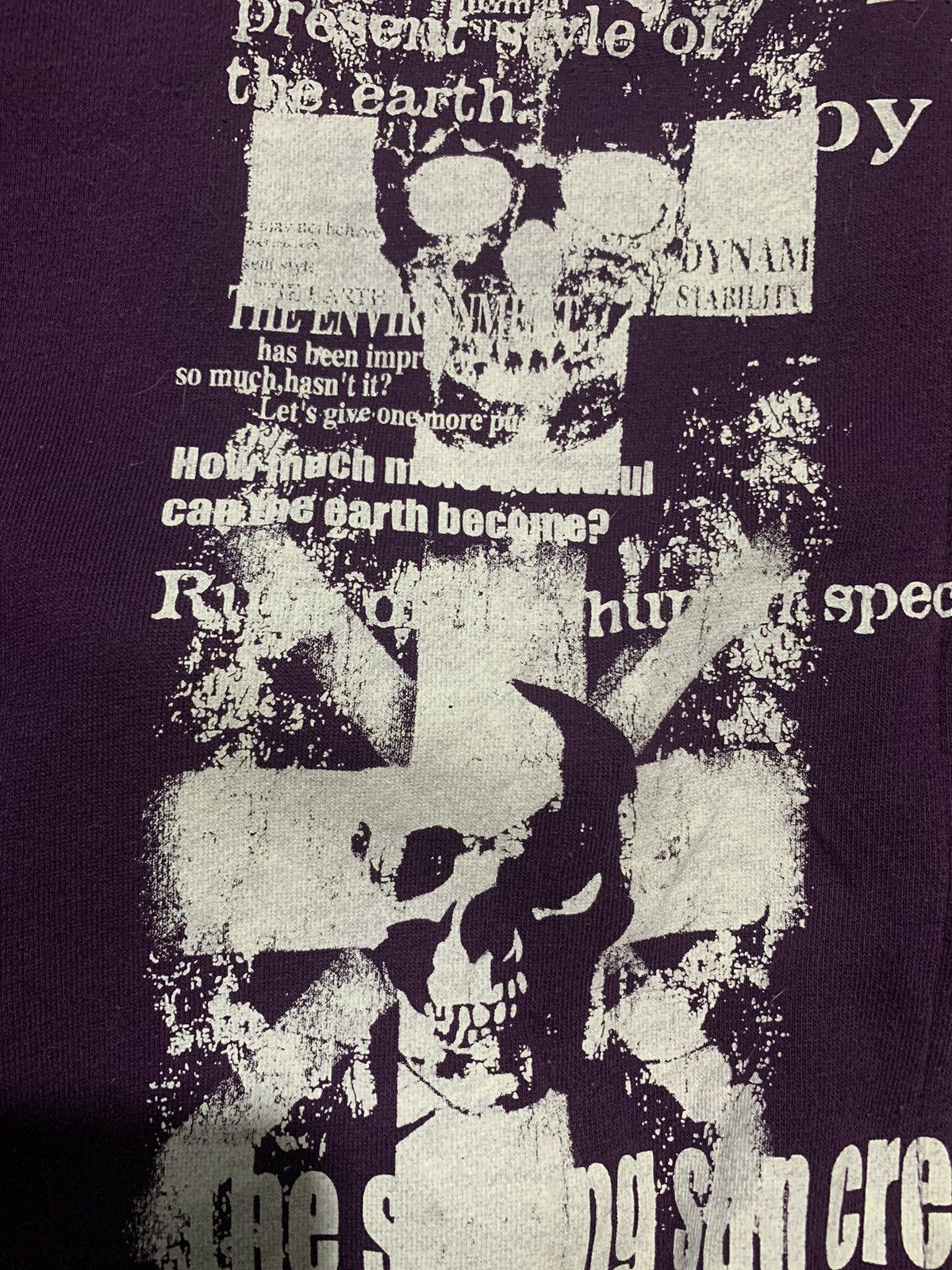 If Six Was Nine Bay Leaf skull cross punk fur hoodie rock style Size US L / EU 52-54 / 3 - 7 Thumbnail