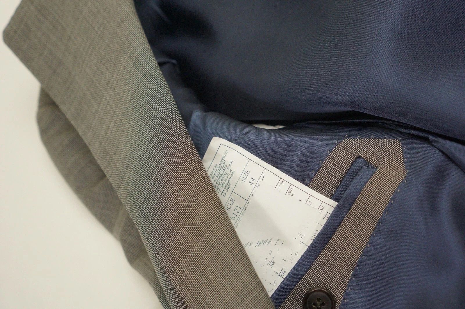 Suitsupply Men Suitsupply Suit Grey Hartford Wool Super Ethomas US34 Size 34R - 4 Thumbnail