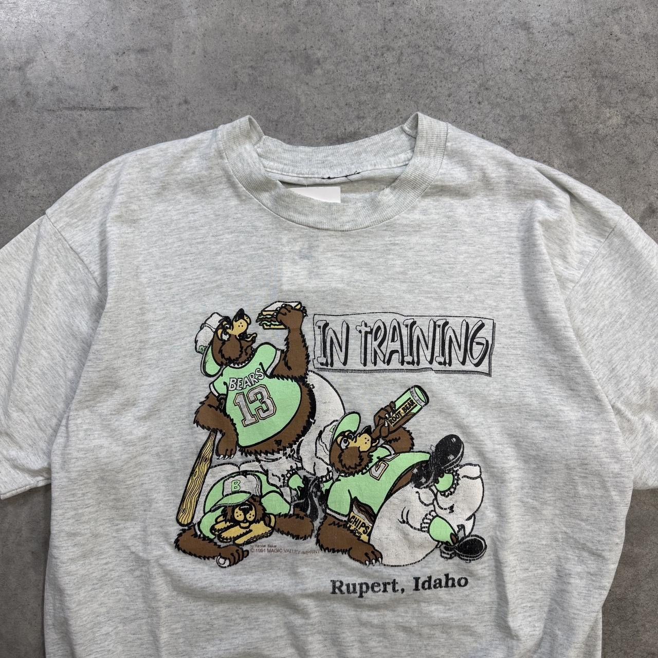 Other Vintage in training bear comedy tee shirt Size US M / EU 48-50 / 2 - 2 Thumbnail