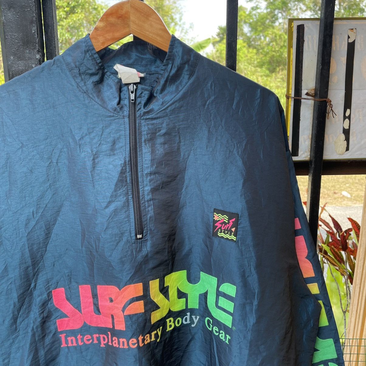 Outdoor Research 🔥Vintage 80s Surf Styles Half Zipper Wiindbreaker Jacket Size US XL / EU 56 / 4 - 6 Thumbnail