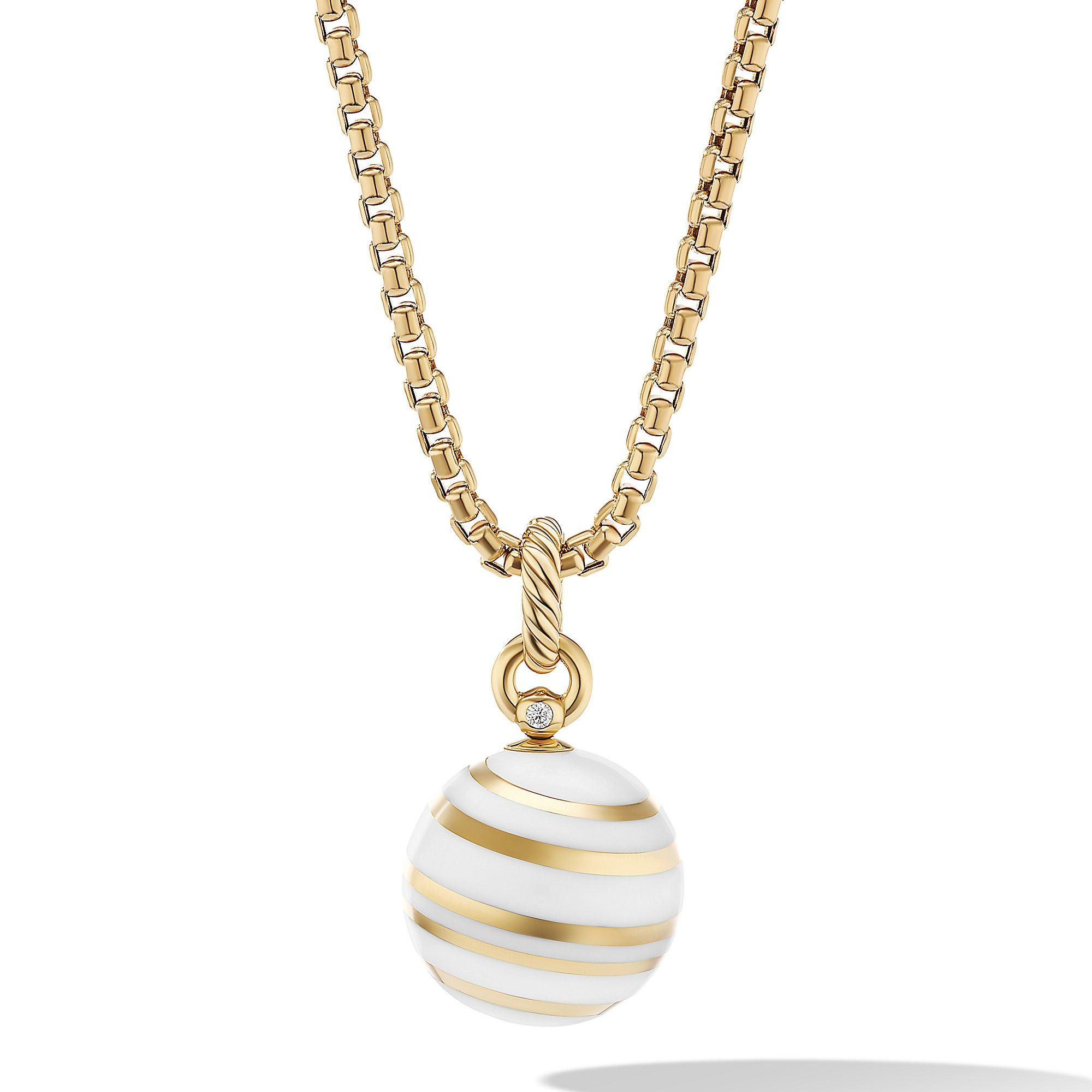 David Yurman o1w1db10525 D17167D Pendant in 18K Yellow Gold with Diamond Size ONE SIZE - 2 Thumbnail