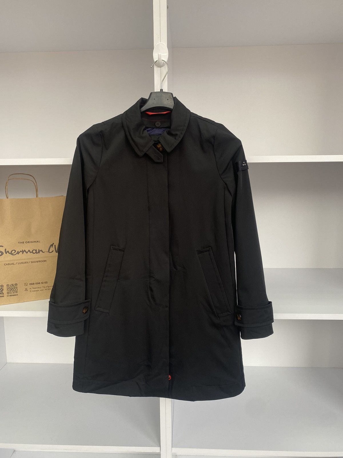 Designer × Peuterey × Vintage Vintage Peuterey women's black coat Size XS / US 0-2 / IT 36-38 - 3 Thumbnail