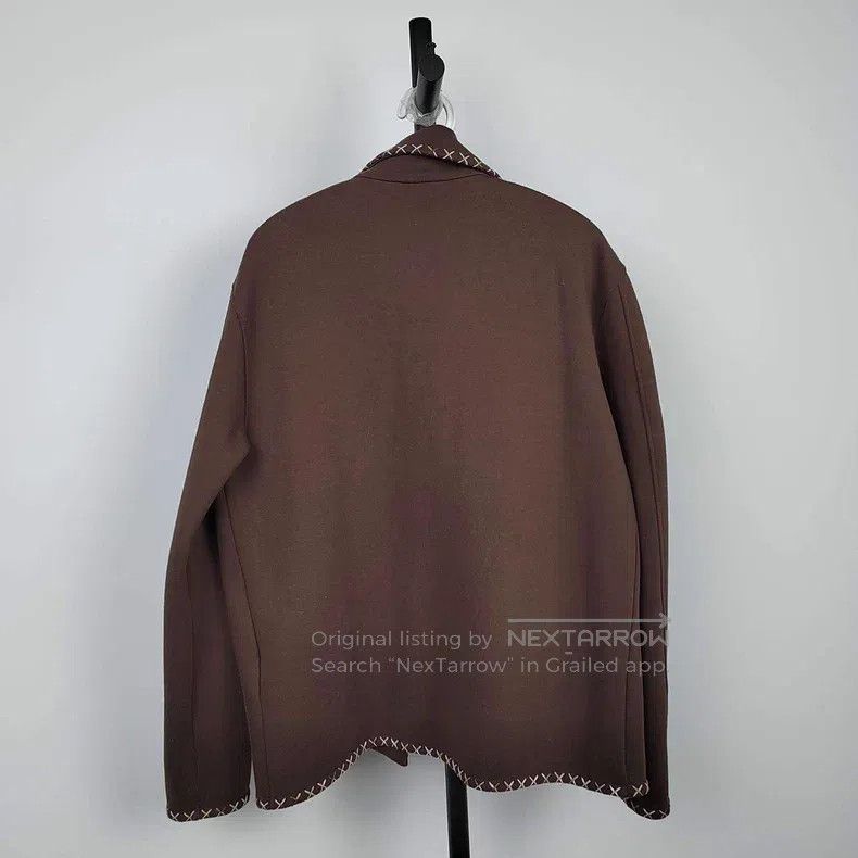 Louis Vuitton Louis Vuitton Dark brown embroidered logo jacket Size US S / EU 44-46 / 1 - 2 Thumbnail