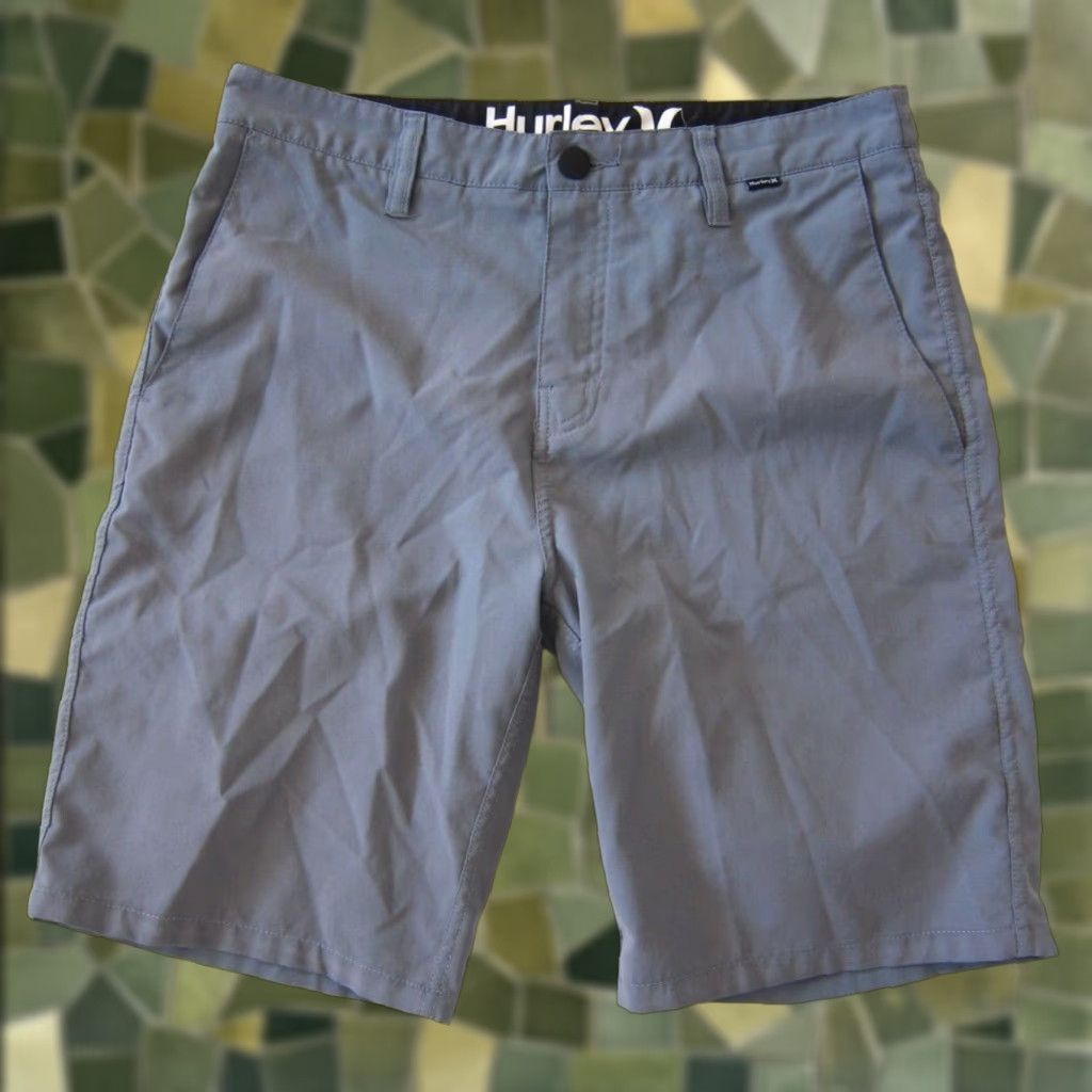 Hurley Hurley Grey Stretch Active Hike Surf Lightweight Chino Short Men 30 Size US 30 / EU 46 - 1 Thumbnail
