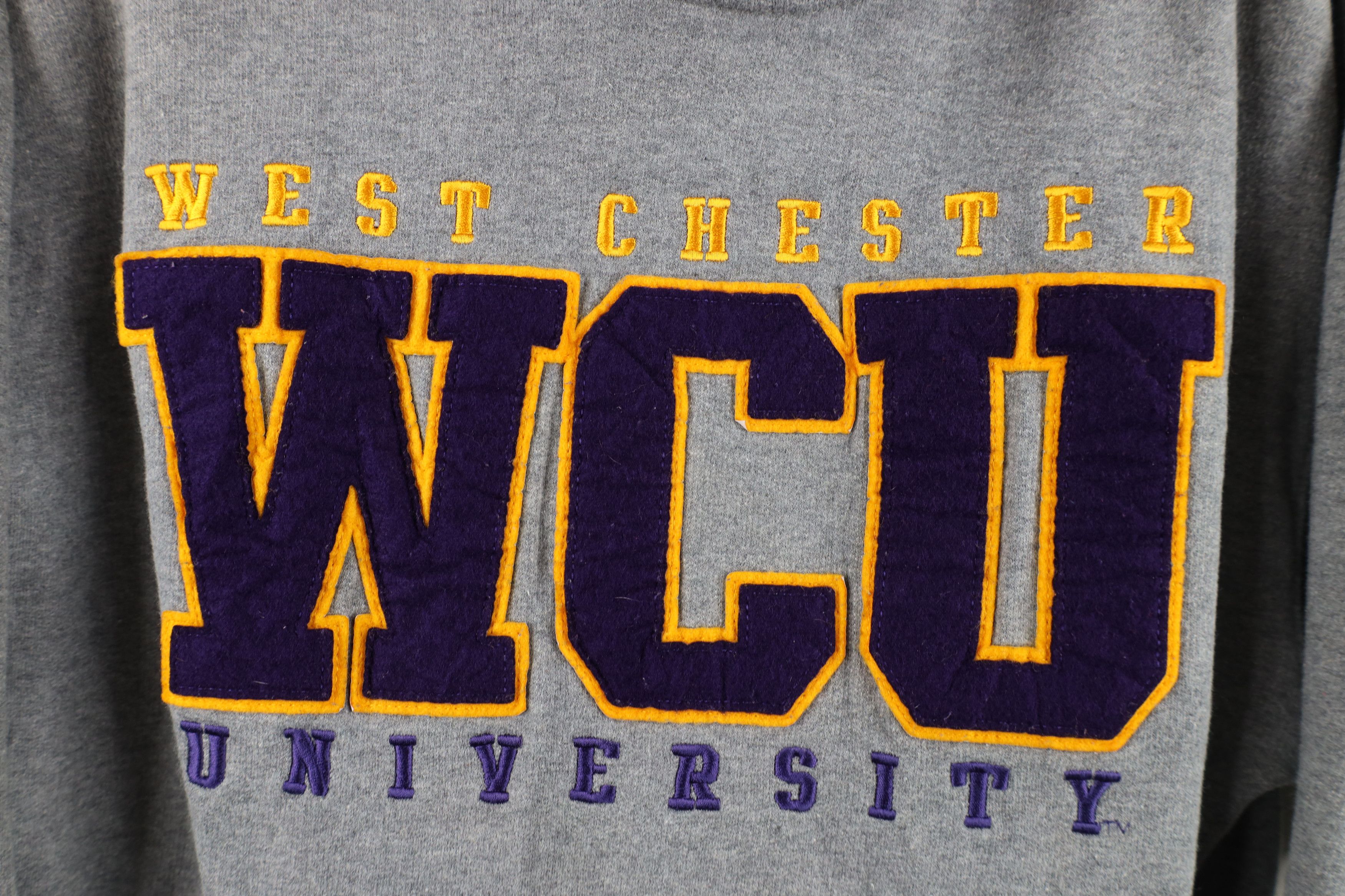 Vintage Vintage 90s Y2K West Chester University Hoodie Sweatshirt Size US S / EU 44-46 / 1 - 4 Thumbnail
