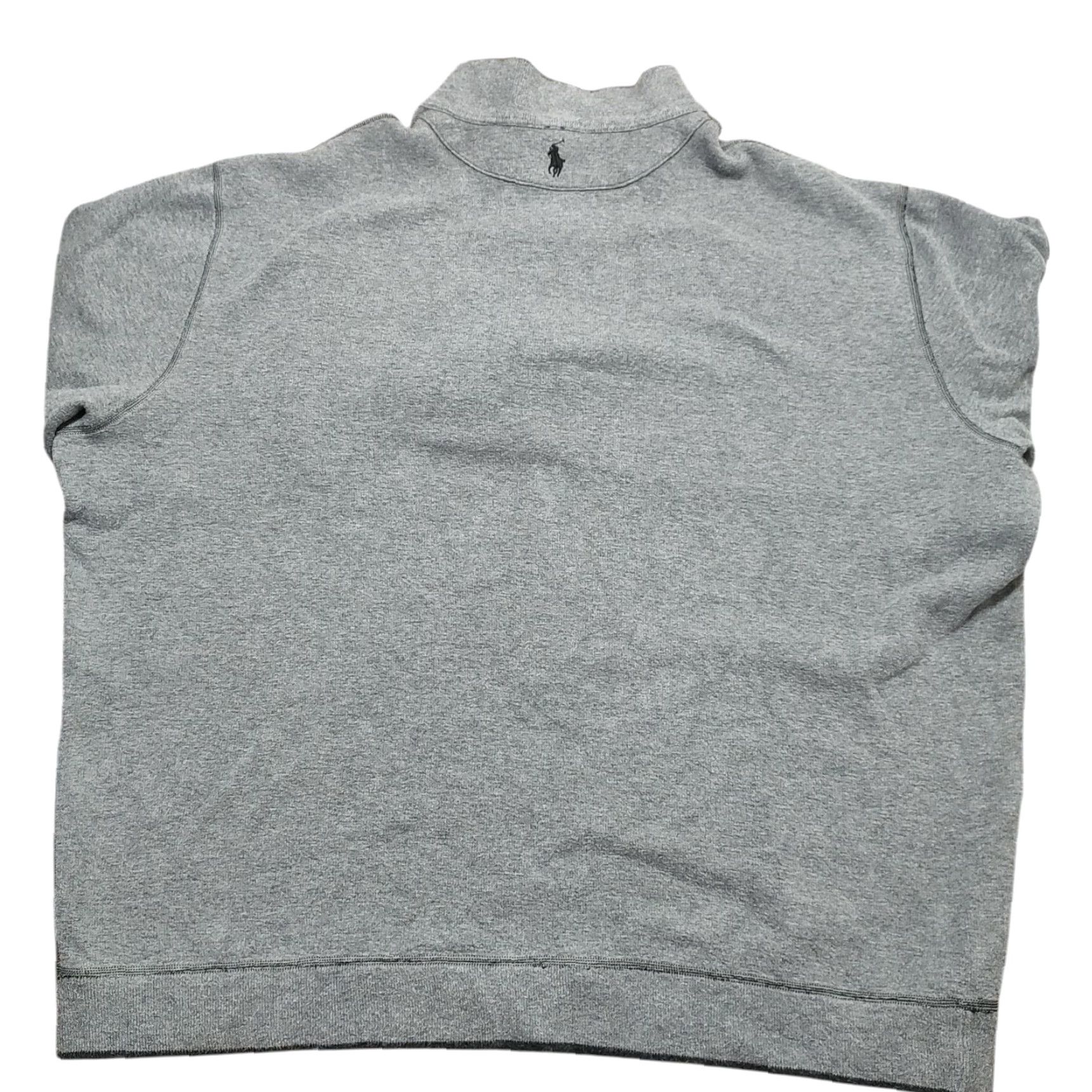 Polo Ralph Lauren Polo Ralph Lauren Gray Mens 2XL Reversible Mock Neck 1/4 Zip Sweater Pullover Size US XXL / EU 58 / 5 - 4 Thumbnail