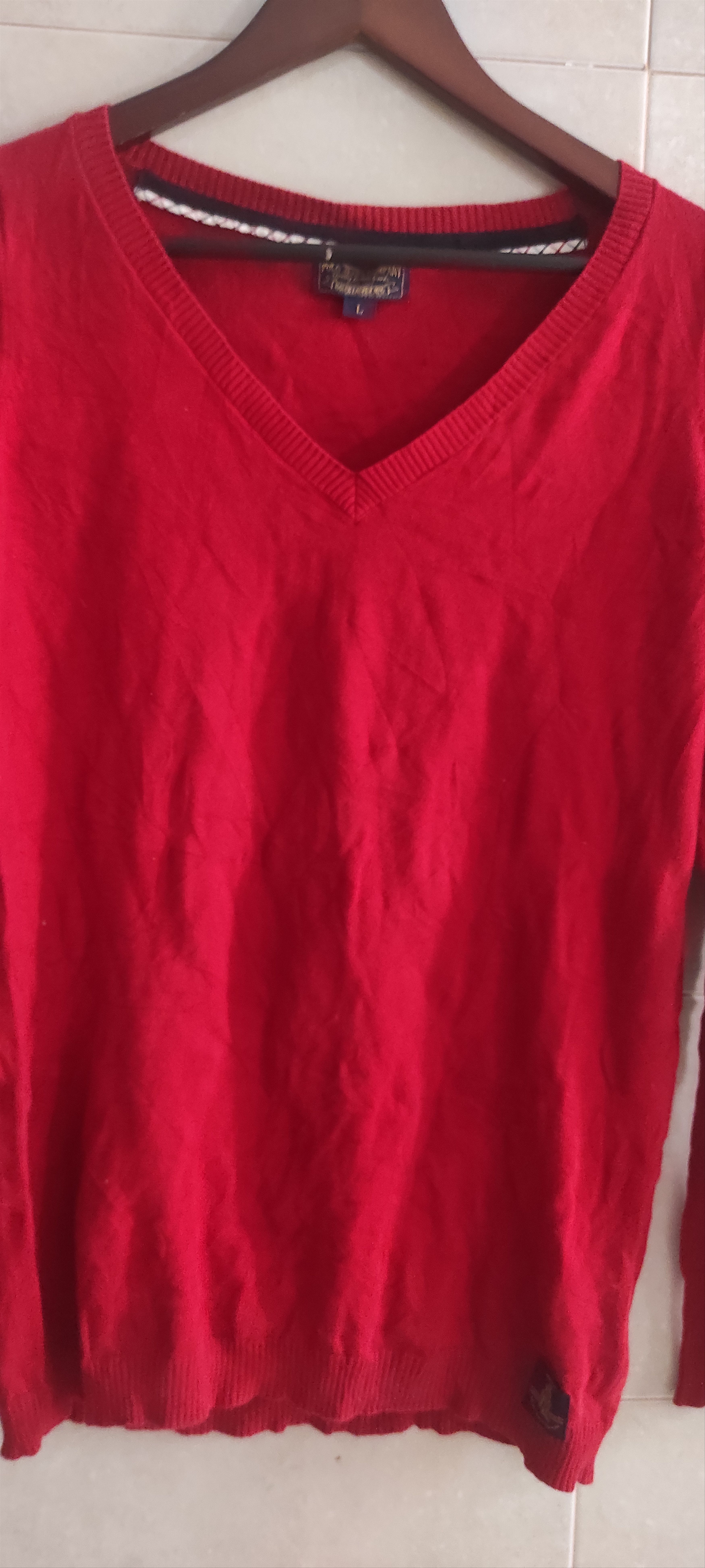 Polo Ralph Lauren Polo Ralph Lauren Cotton sweater Slim Fit V Neck Size US L / EU 52-54 / 3 - 13 Thumbnail