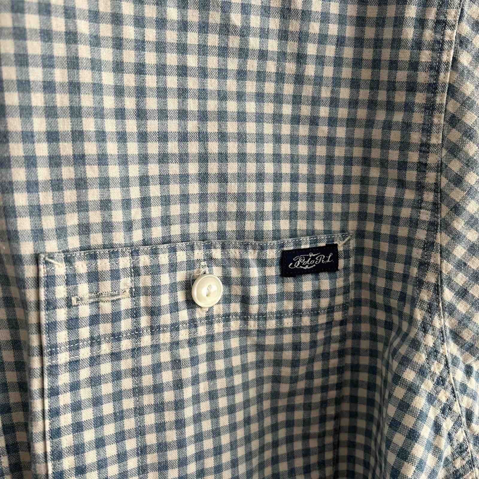 Polo Ralph Lauren Polo Ralph Lauren Shipyard Supply Men Blue Twill Plaid Shirt Size US S / EU 44-46 / 1 - 12 Thumbnail