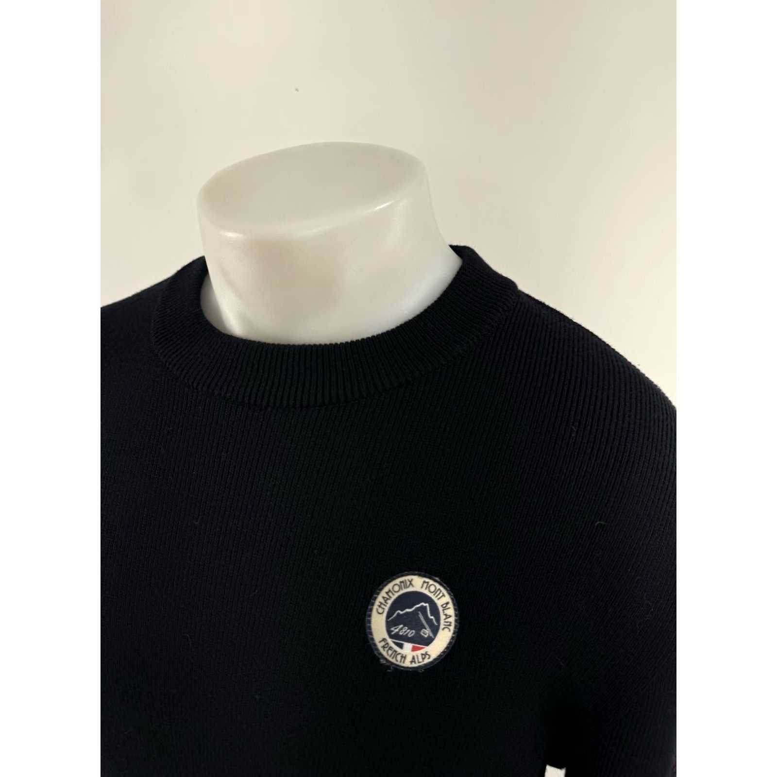 Saint James SAINT JAMES Sweater MONT BLANC ALPS WOOL BLEND Mens US 42 Pullover Very Dark Blue 90s WW Size US XL / EU 56 / 4 - 3 Thumbnail