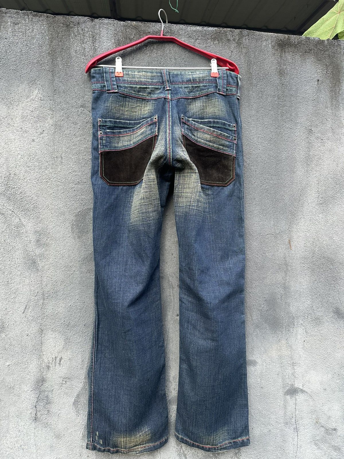 Vintage 👹Vintage Sonreir Bush Flare Jeans Size US 30 / EU 46 - 9 Thumbnail