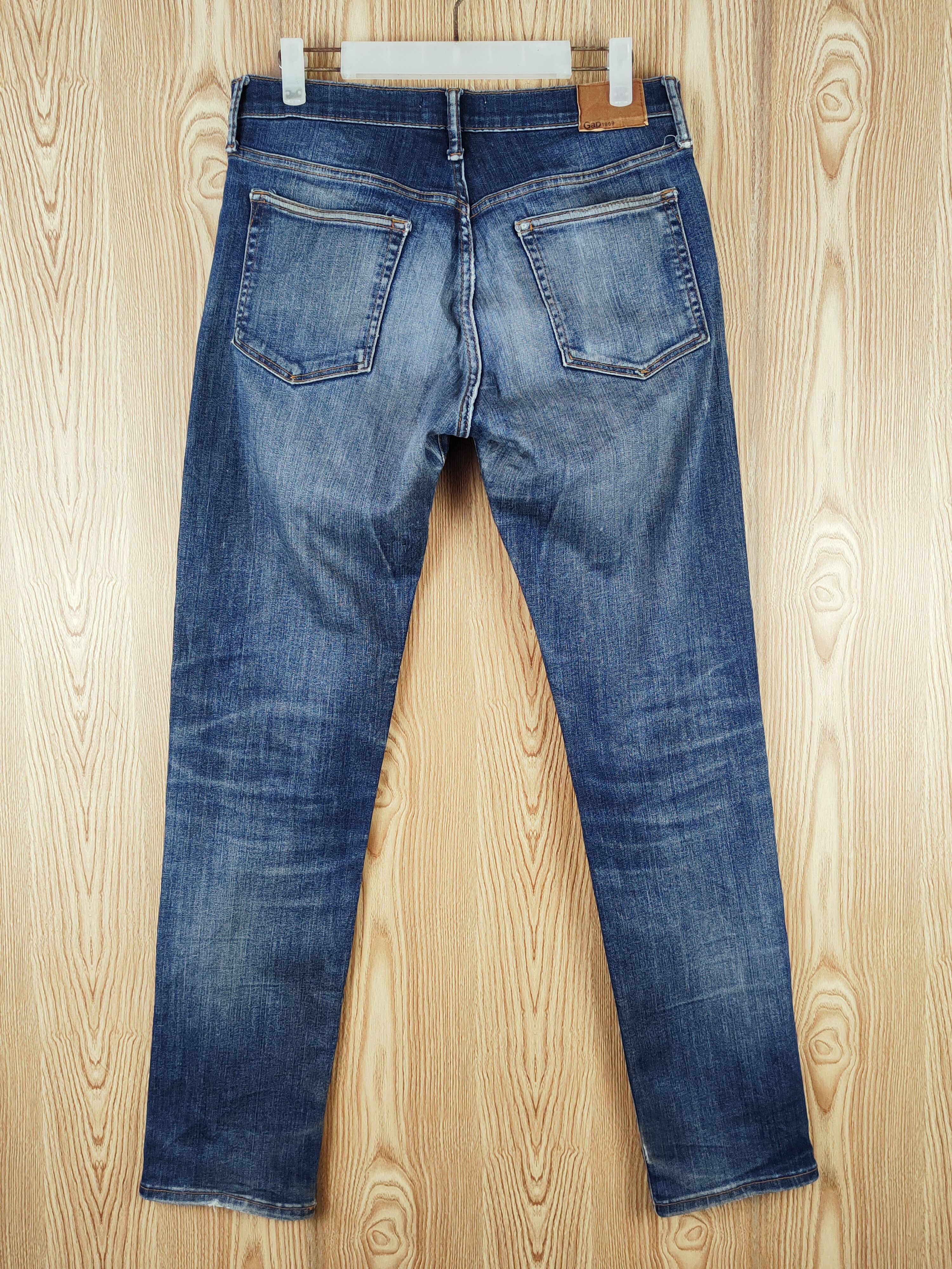Gap Gap Dark Blue Distressed Ripped Jeans #S2693 Size US 32 / EU 48 - 12 Thumbnail