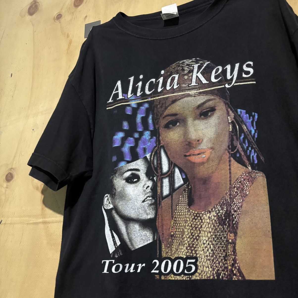 Rap Tees RARE 2005 Alicia Keys Diary Tour Raptee Size US XL / EU 56 / 4 - 3 Thumbnail