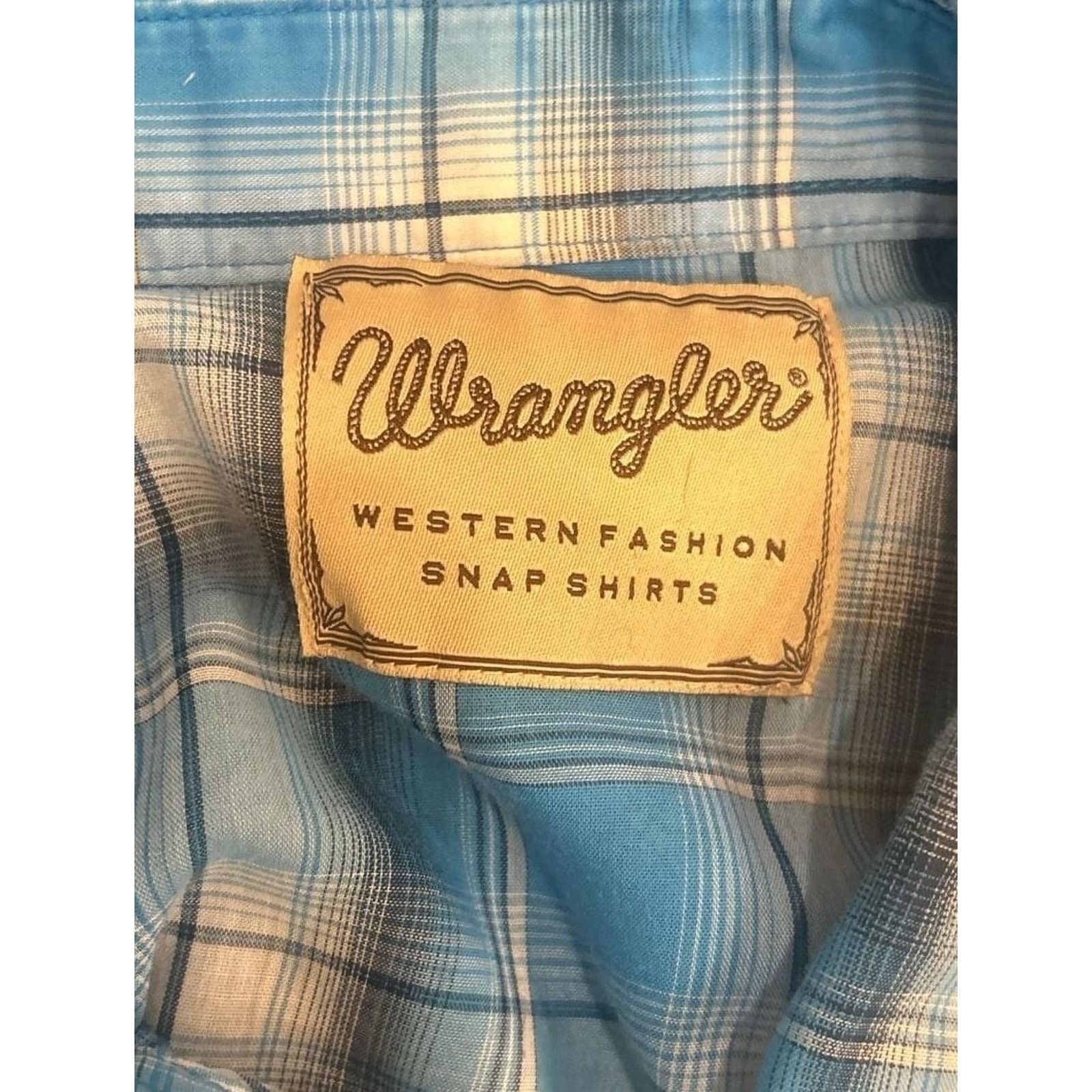 Wrangler Wrangler Pearl Snap Plaid Short Sleeve Shirt 2XL Size US XXL / EU 58 / 5 - 2 Thumbnail