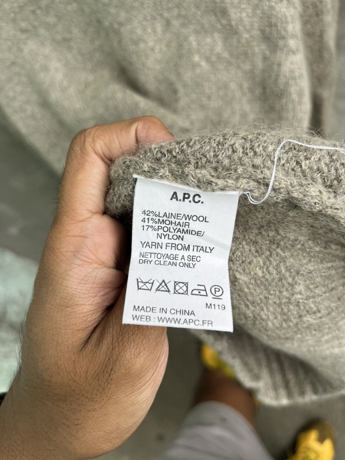 A.P.C. Wool Sweater Size US L / EU 52-54 / 3 - 6 Thumbnail