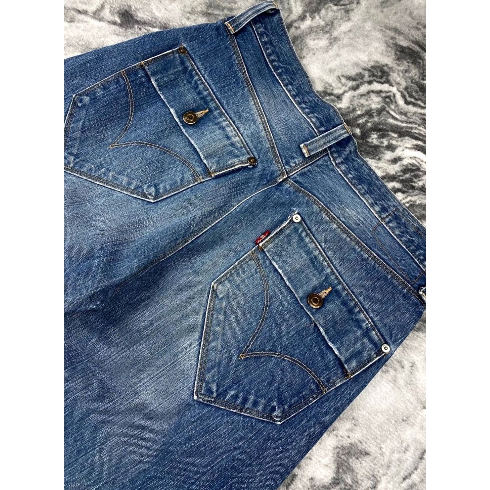 Levi's VINTAGE Levi’s Engineered Jeans Men Size 31x34 Blue Denim Twisted Seams Size US 31 - 4 Thumbnail