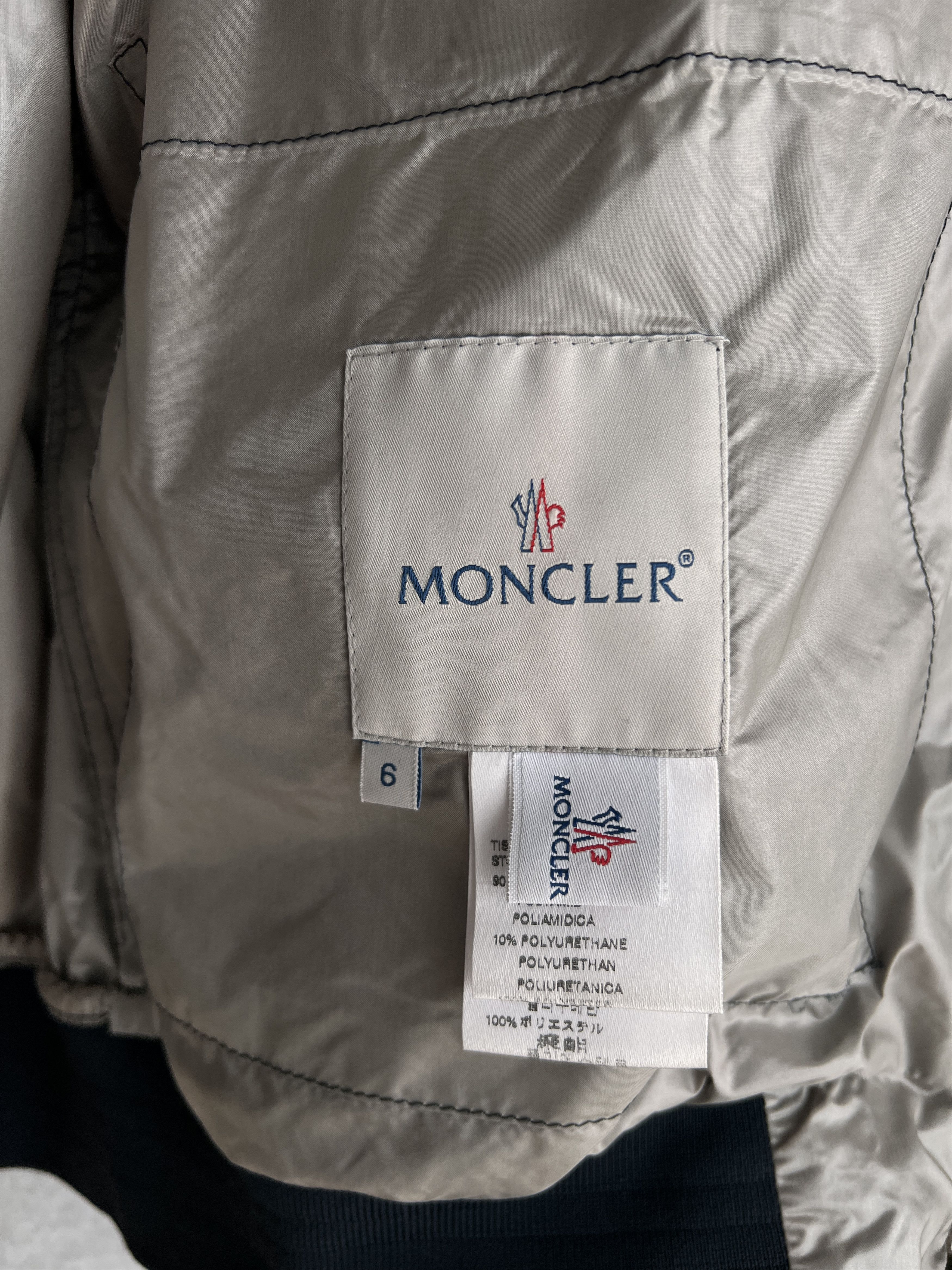 Moncler Moncler Pomolos jacket luxury PU leather vintage bomber rare Size US L / EU 52-54 / 3 - 12 Thumbnail