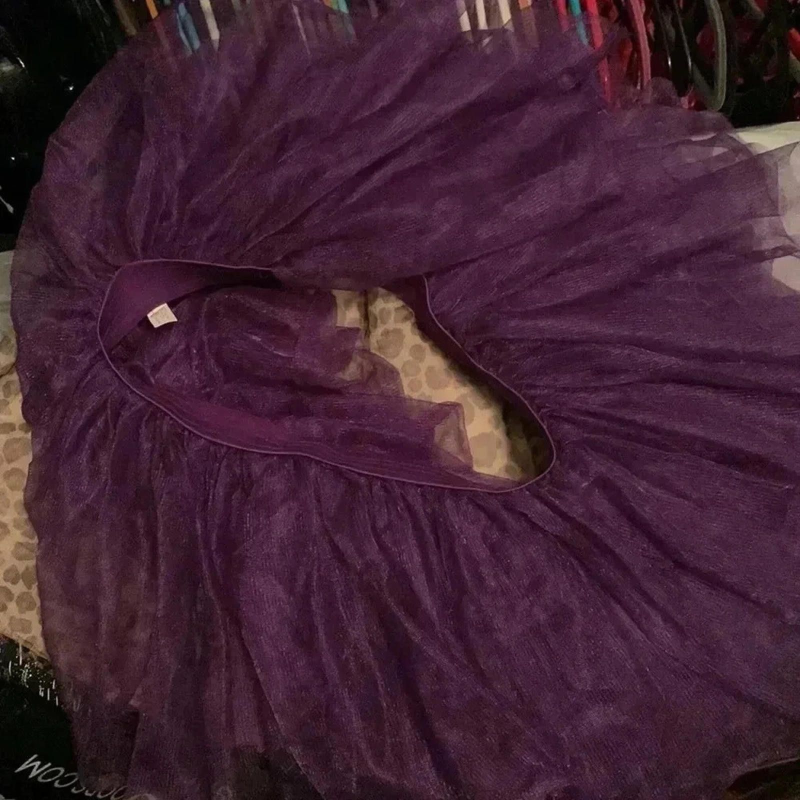Designer Purple tutu peticoats Halloween Size ONE SIZE - 3 Thumbnail