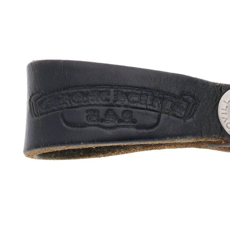 Chrome Hearts Belt Loop Cross Ball Button Leather