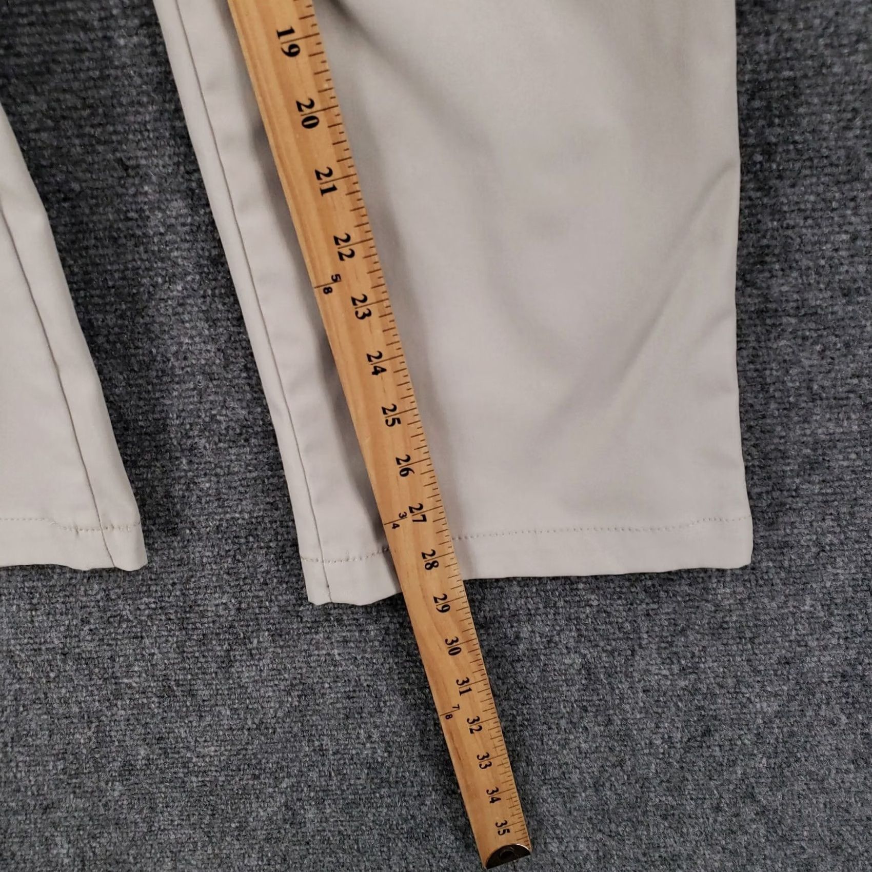Lee Lee Mens Pants 30x30 Beige Golf Performance Stretch Straight Leg Size US 30 / EU 46 - 5 Thumbnail