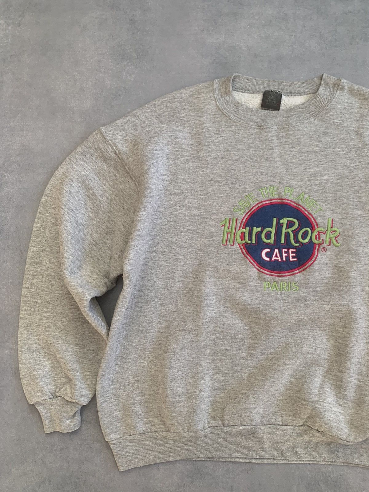 Hard Rock Cafe VTG 90s Euro Screen Stars Hard Rock Cafe Paris Crewneck Size US S / EU 44-46 / 1 - 3 Thumbnail