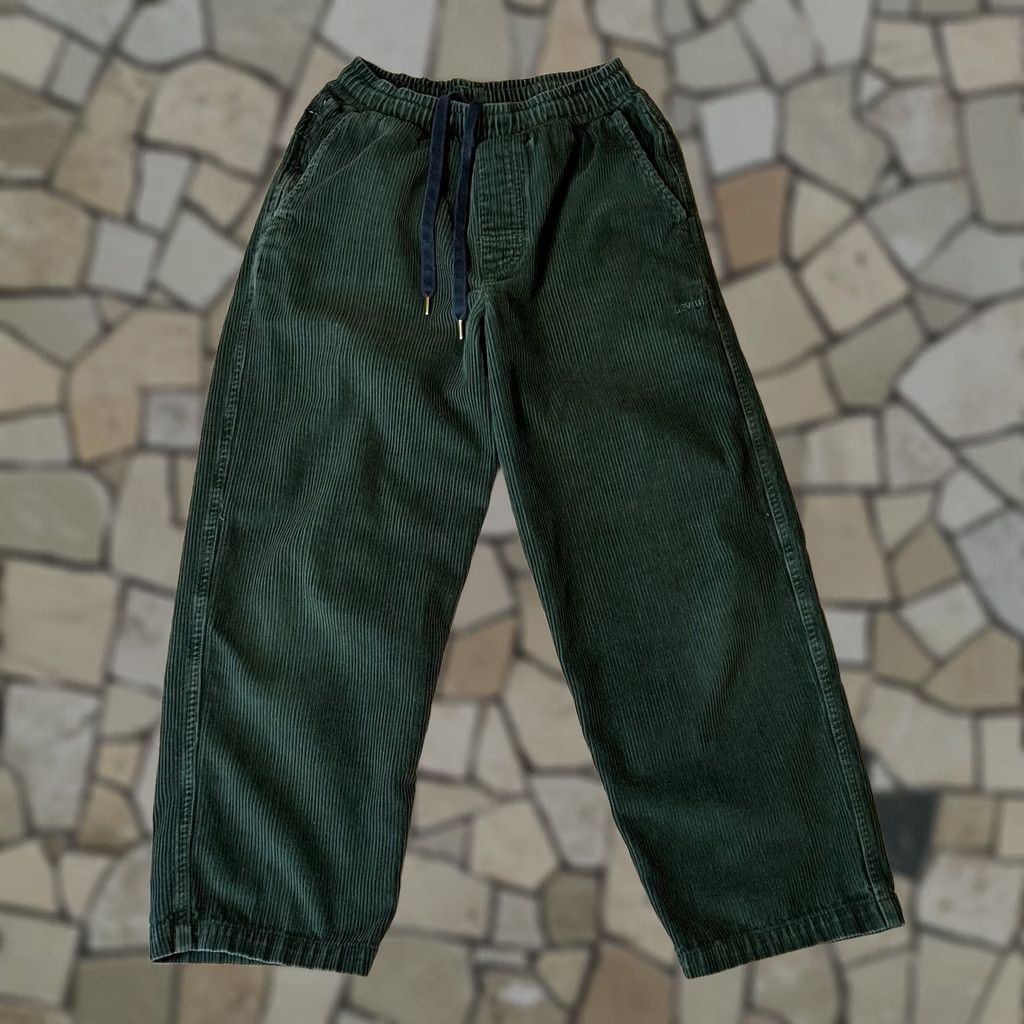 Rivieras Devium Riviera Corduroy Pants Forest Green Men’s Small Slim? (adjusted) Size US 29 - 1 Thumbnail
