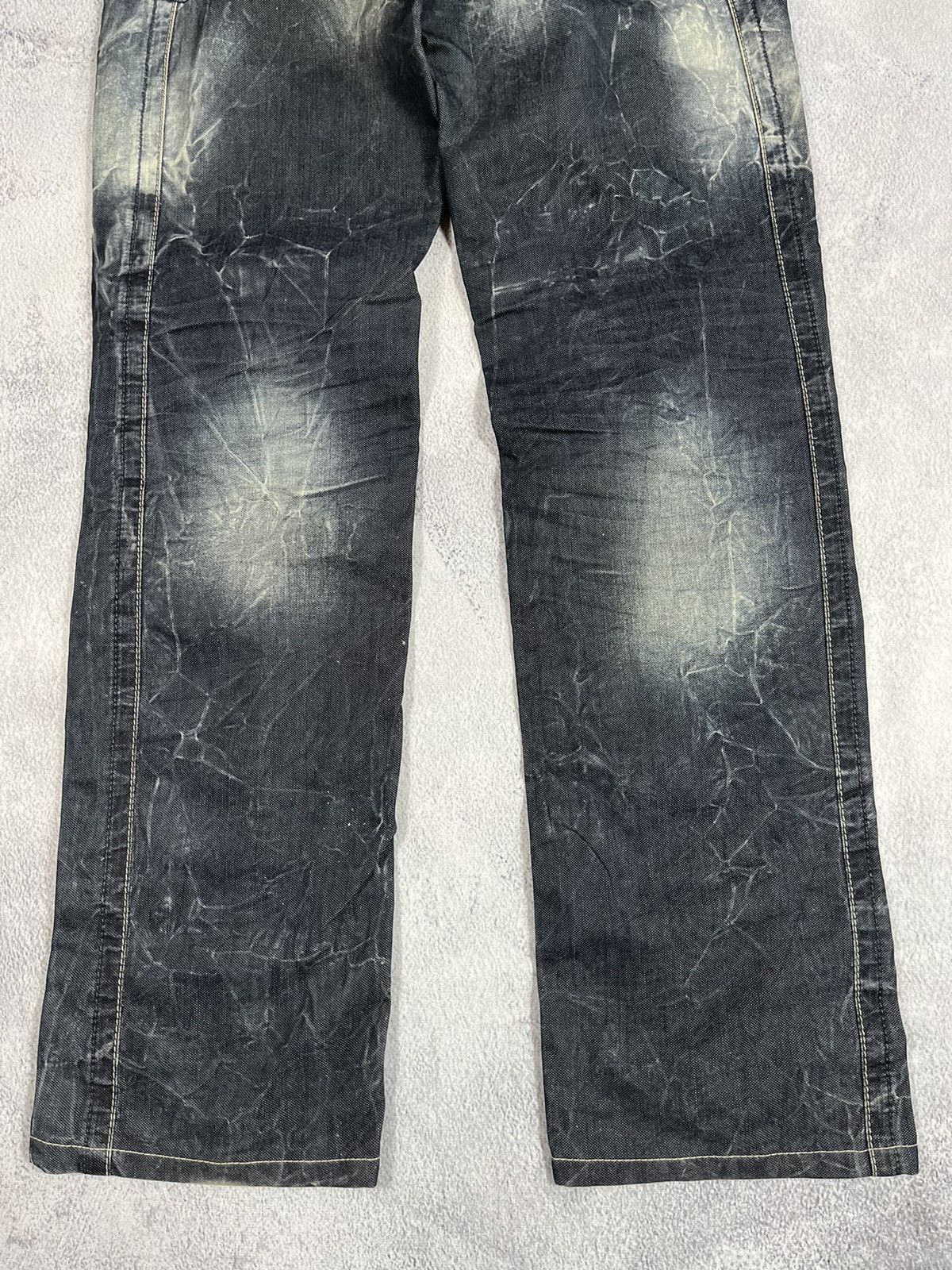 Japanese Brand × Vintage Vintage Y2K Japanese faded denim jeans streetwear size 32 Size US 32 / EU 48 - 7 Thumbnail