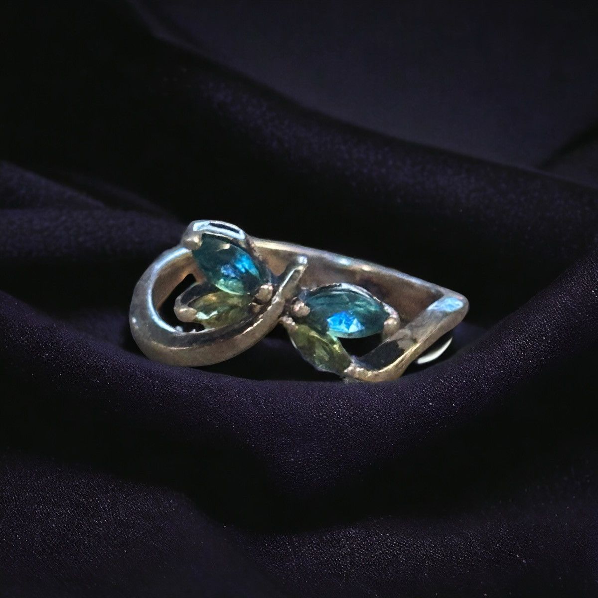 Other 925 silver gemstone butterfly ring Size ONE SIZE - 1 Thumbnail