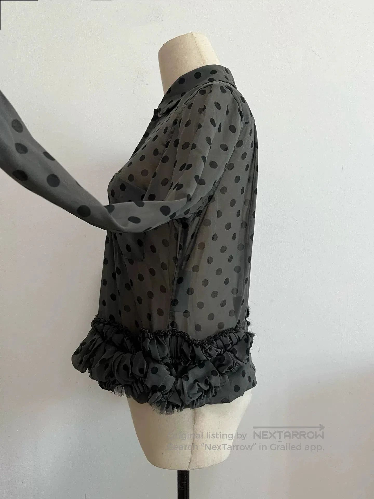 Rei Kawakubo Comme des Garçons Polka Dot Shirt. Size XS / US 0-2 / IT 36-38 - 3 Thumbnail