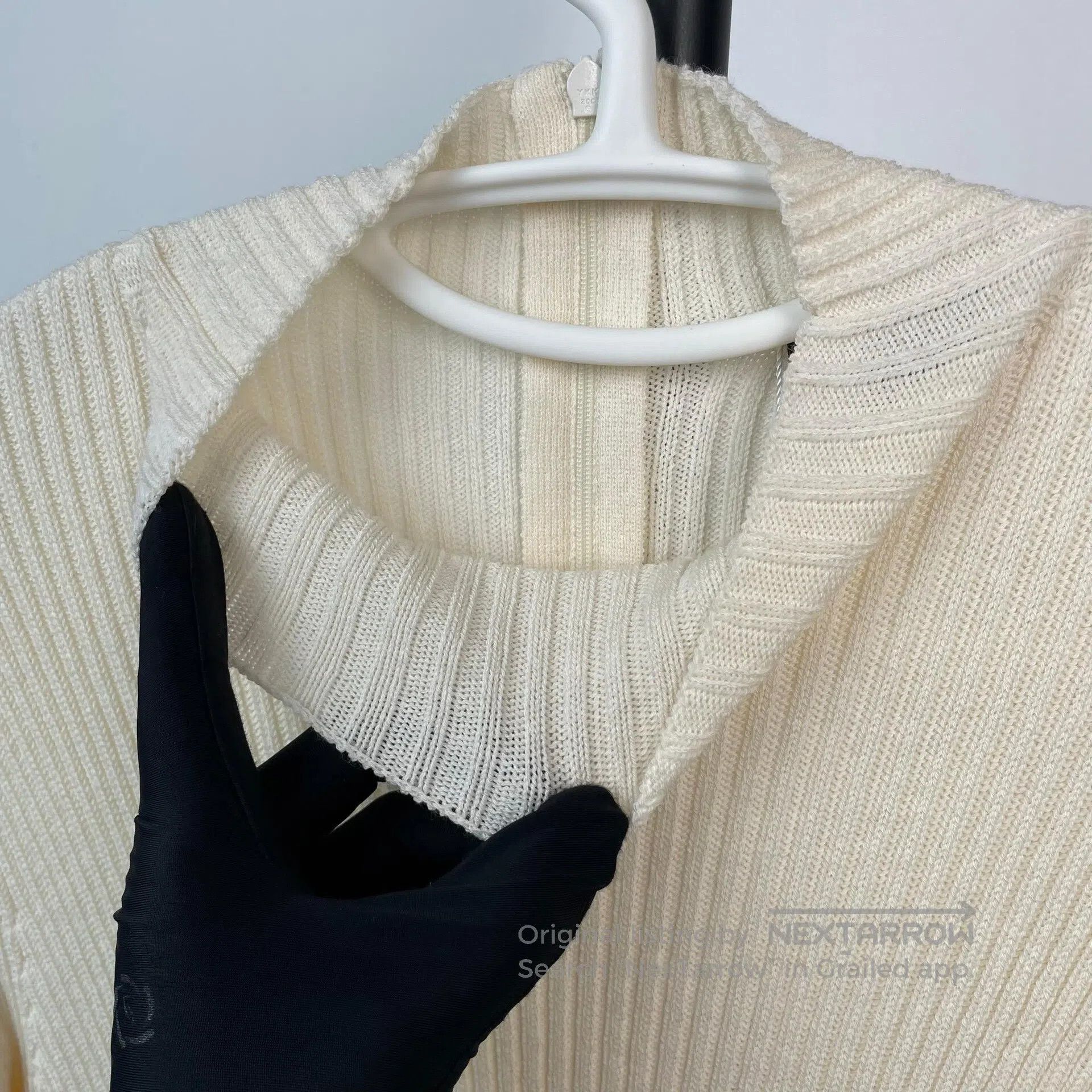 Chanel Chanel Exquisite long-sleeve irregular hem milk-white knit Size XS / US 0-2 / IT 36-38 - 9 Thumbnail