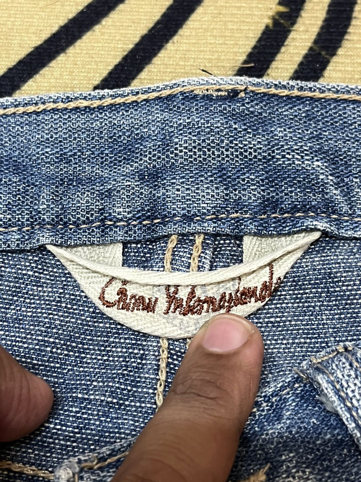 Japanese Brand × Vintage Vintage Japanese Brand Ripped Chain Stitch Denim Size US 32 / EU 48 - 12 Thumbnail