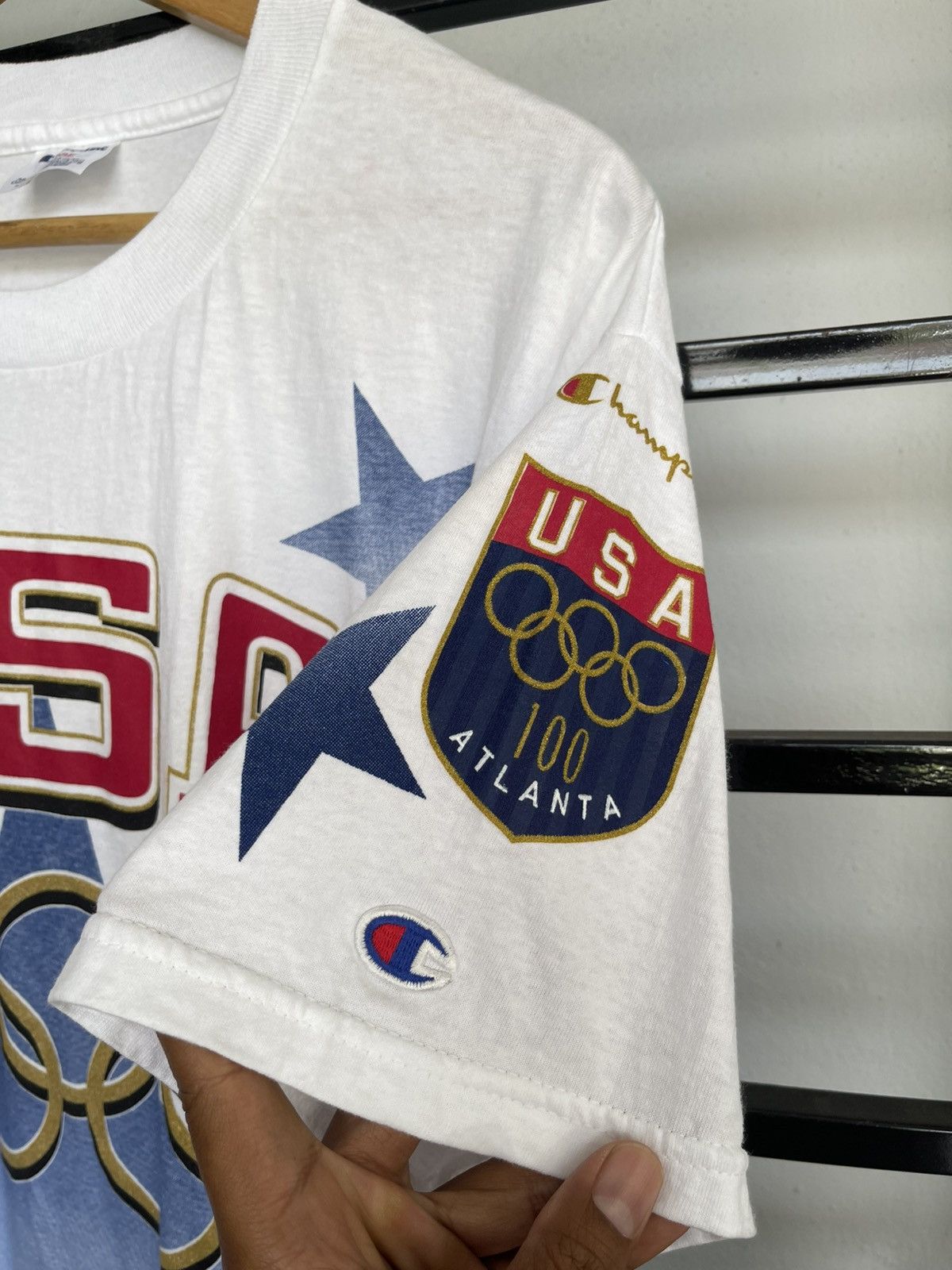 Champion × USA Olympics × Vintage Vintage Olympic Atlanta 96' x USA Team Size US L / EU 52-54 / 3 - 4 Thumbnail