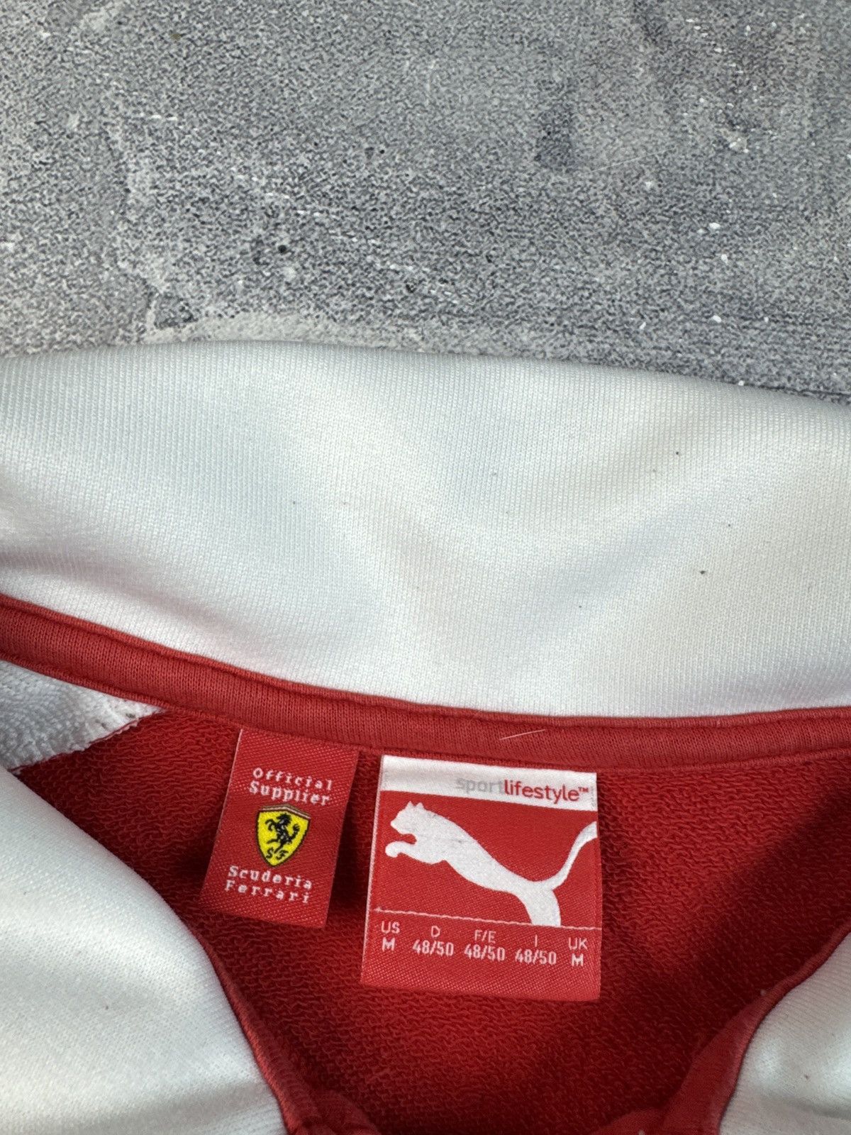 Formula 1 Vintage Formula One Ferrari Racing Team 1/4 zip Santander Size US M / EU 48-50 / 2 - 5 Thumbnail