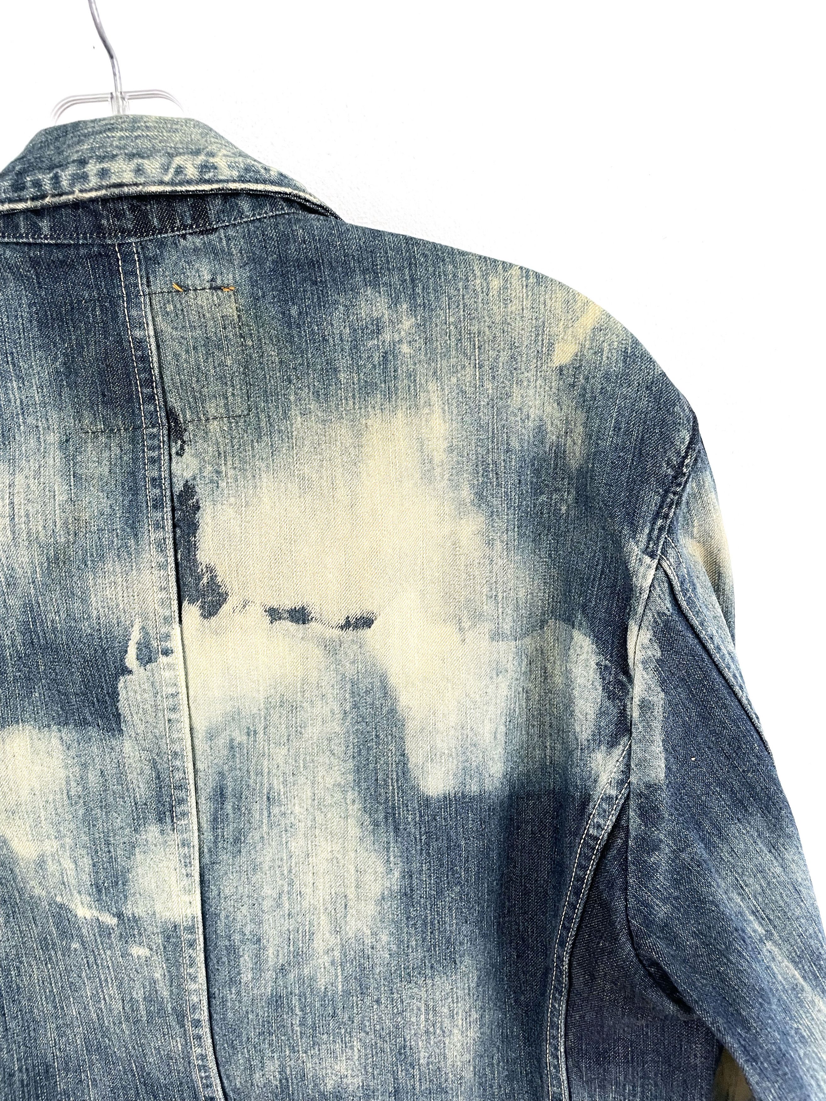 Kapital Distressed Denim Jacket Size US XL / EU 56 / 4 - 13 Thumbnail