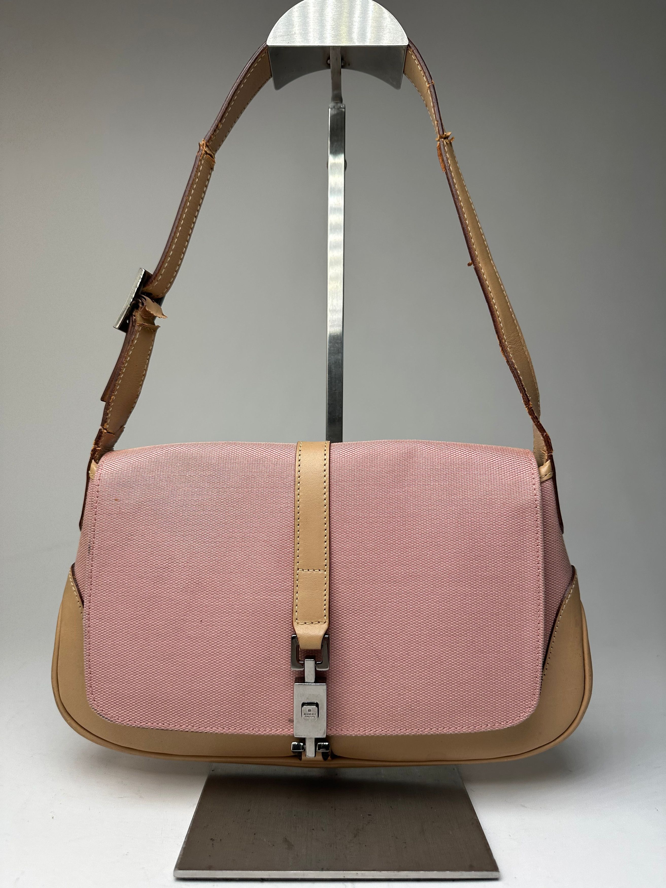 Gucci Vintage Jackie Bag Brown Pink Size ONE SIZE - 1 Thumbnail