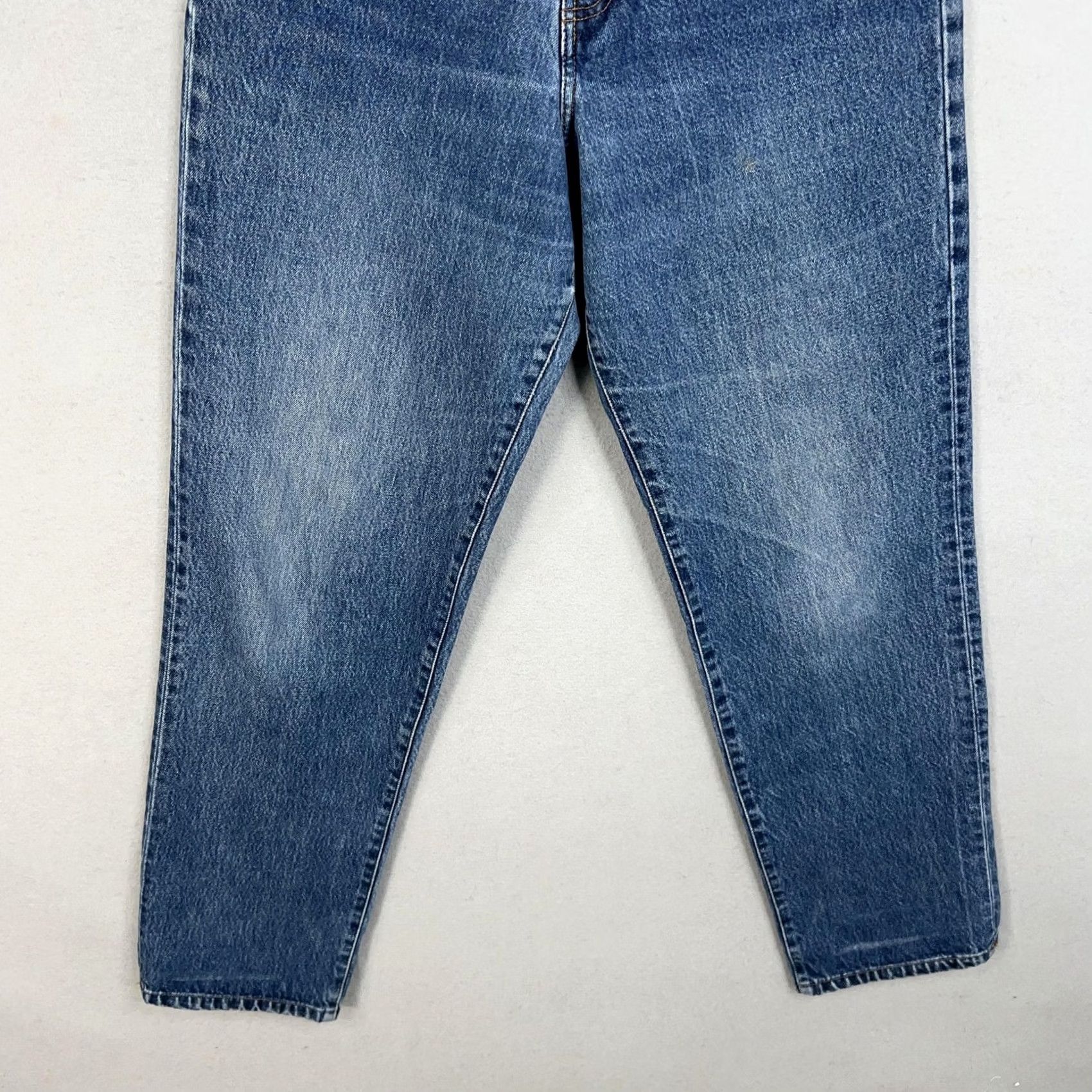 Ralph Lauren Vintage Ralph Lauren Jeans Mens 32 Blue Denim Tapered Distressed 90s Polo Jeans Size US XS / EU 42 / 0 - 3 Thumbnail